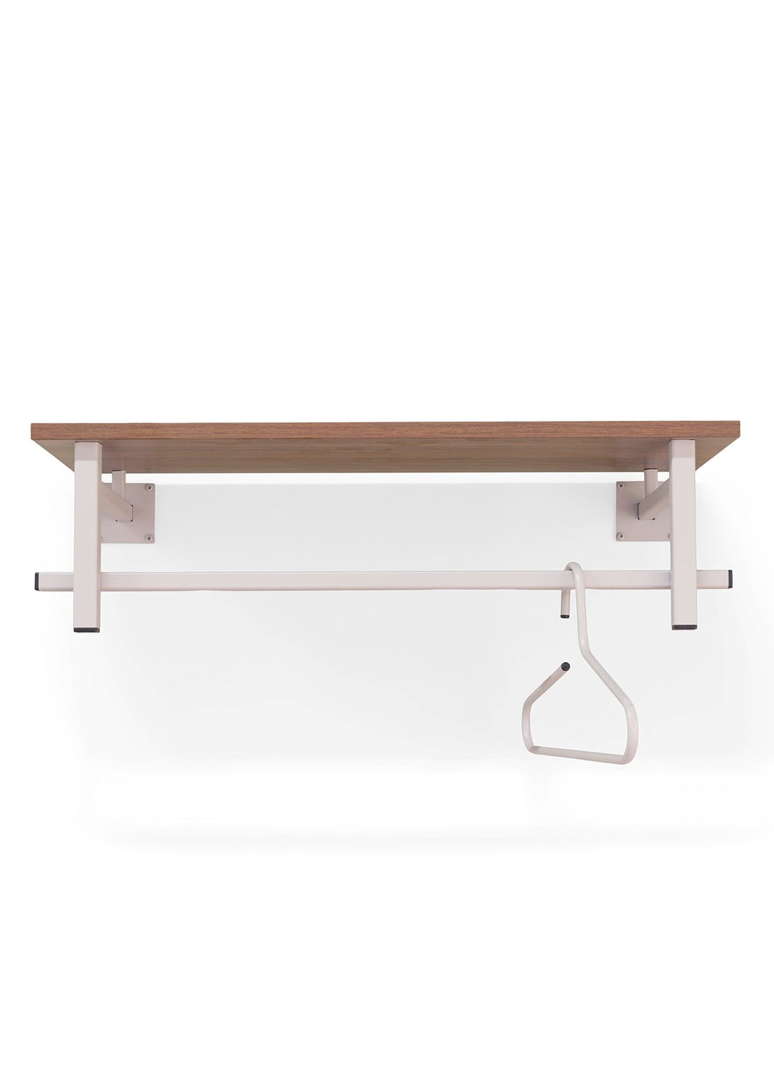 Spinder Simplon wandkapstok - achterkant 6 taupe