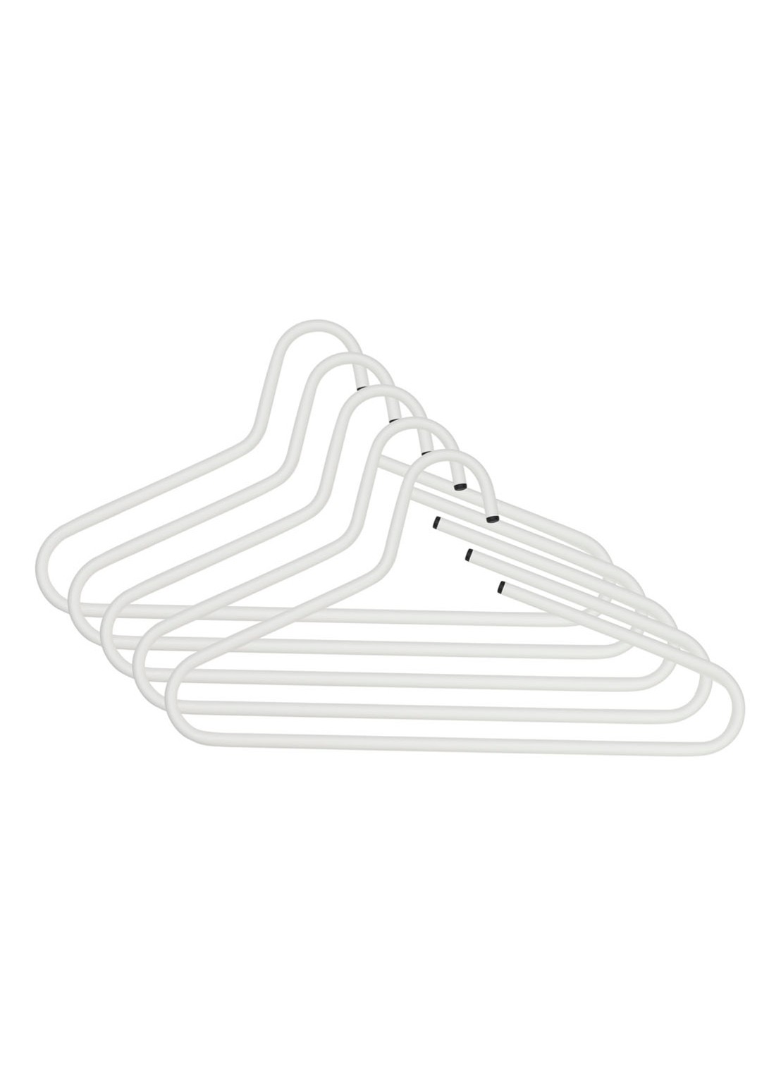 Spinder Victorie kledinghanger set van 5 - voorkant 3 wit