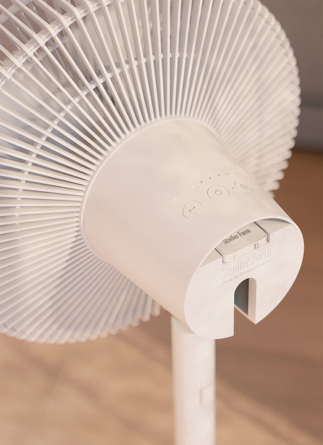 Stadler Form Finn Mobile oplaadbare vloer- en tafelventilator 95,4 cm - detail 6 wit
