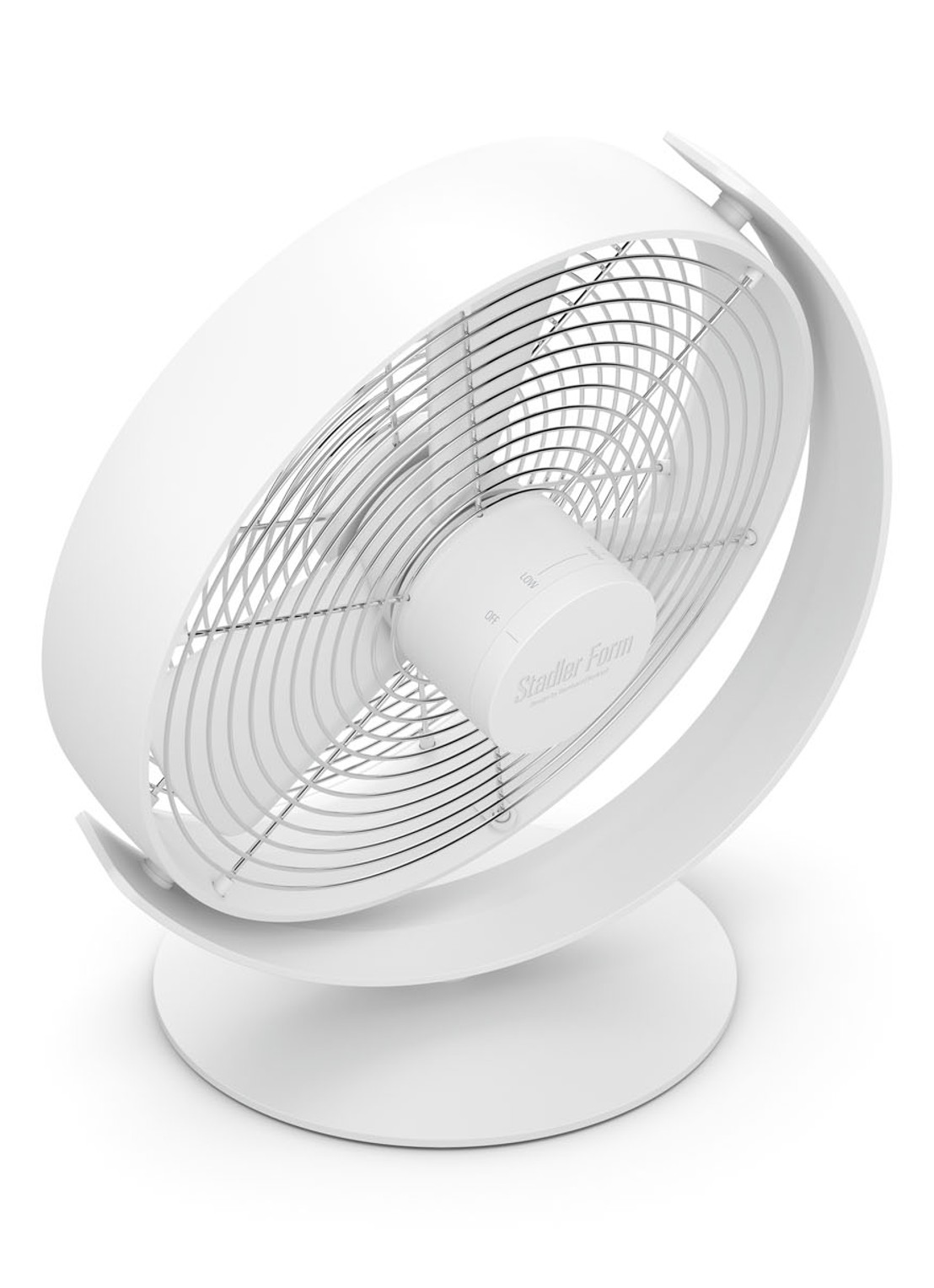 Stadler Form Tim tafelventilator, 29 cm hoog - detail wit
