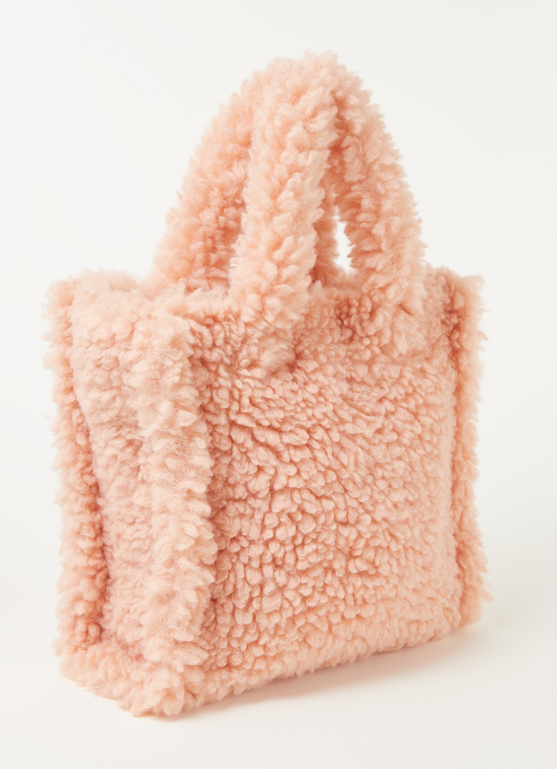 Stand Studio Lolita handtas van teddy - achterkant 4 lichtroze