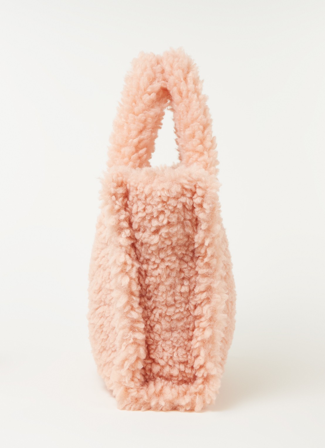 Stand Studio Lolita handtas van teddy - detail 3 lichtroze