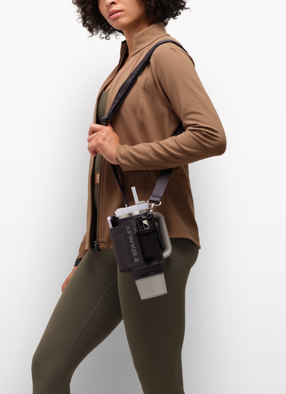 Stanley All-Day Quencher Carry-All crossbodytas voor 0,89 liter thermosfles - detail 4 zwart