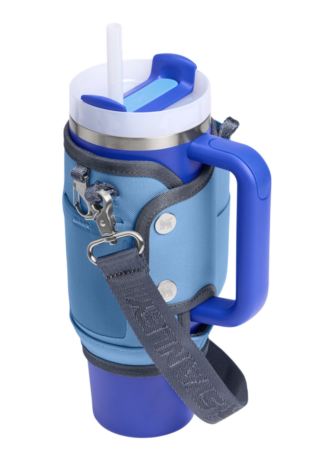 Stanley All-Day Quencher® Carry-All crossbodytas voor 0,89 liter thermosfles - achterkant 4 donkerblauw