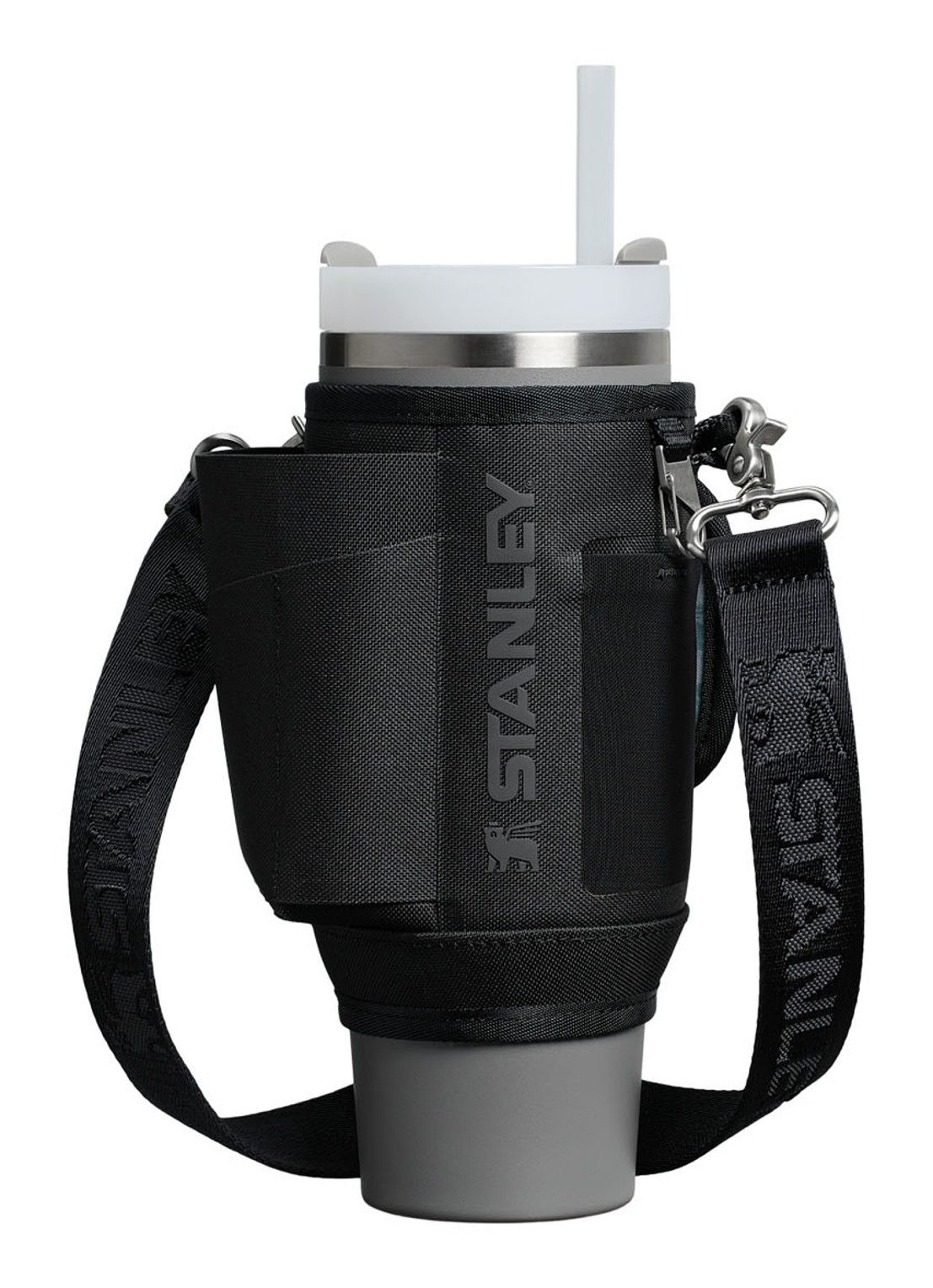 Stanley All-Day Quencher Carry-All crossbodytas voor 1,18 liter thermosfles - voorkant zwart