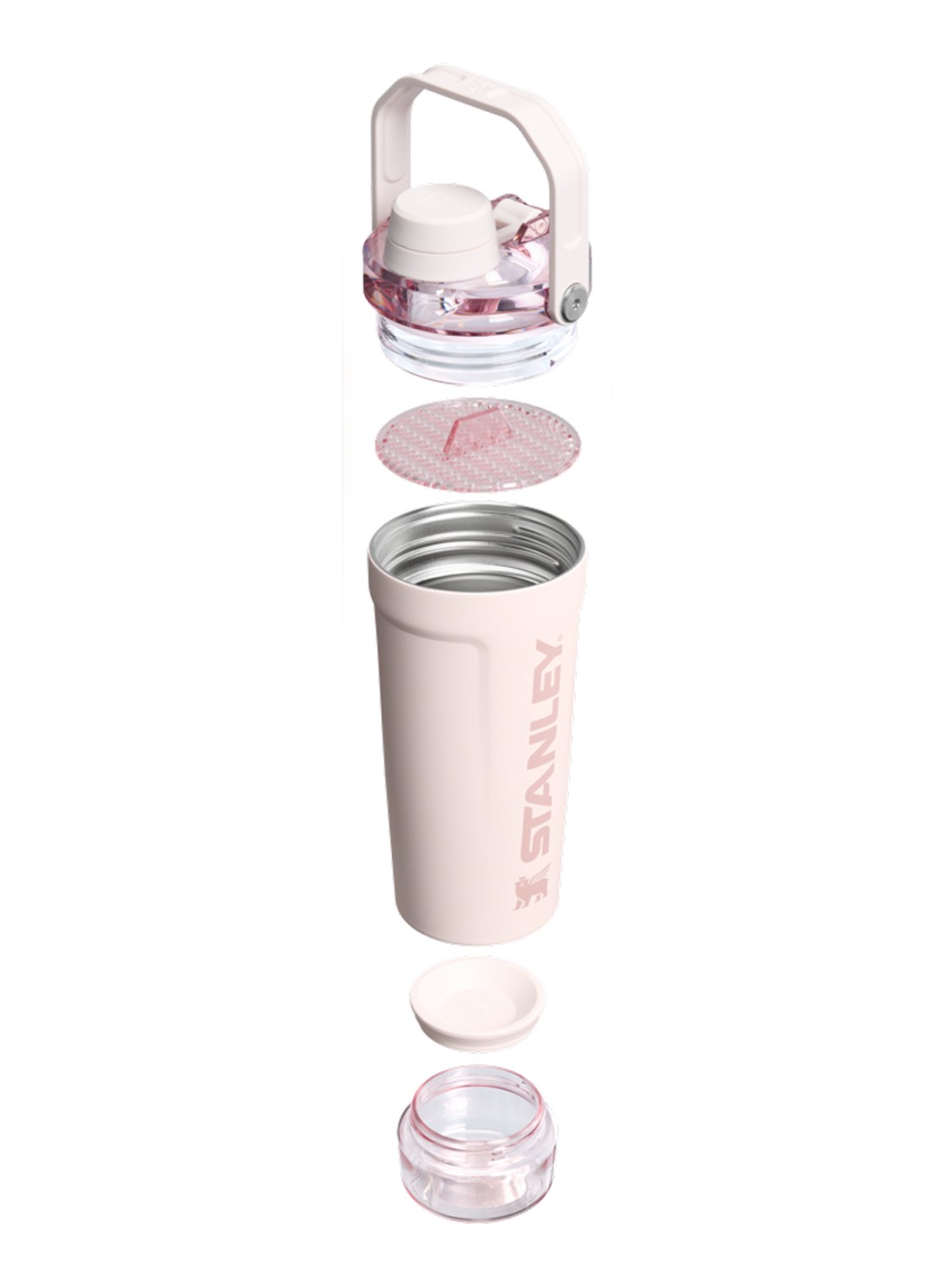 Stanley De Activate Shaker waterfles 0,59 liter - detail 2 lichtroze