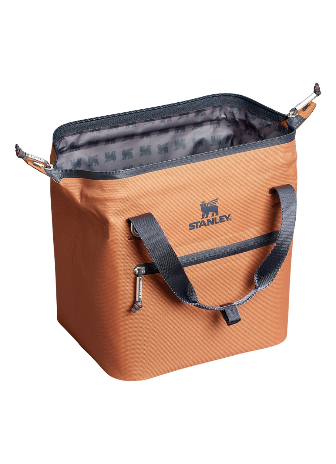 Stanley De All-Day Julienne Mini koeltas 7 liter - detail oranjebruin