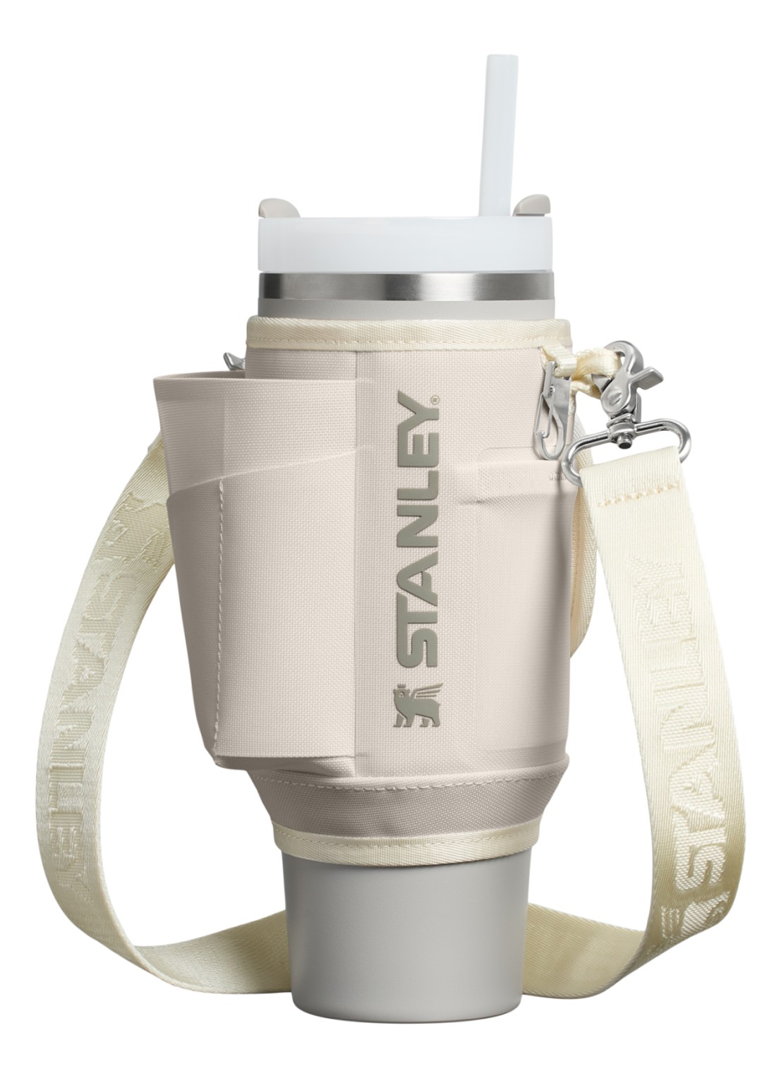 Stanley De All-Day Quencher® Carry-All crossbodytas voor 0,89 liter thermofles - voorkant wit