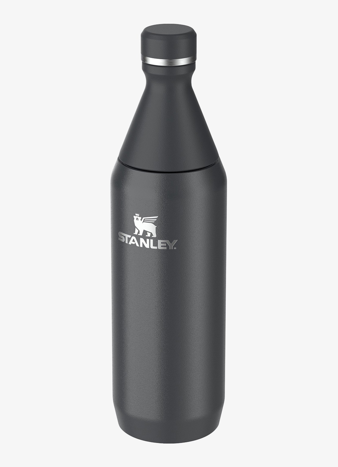 Stanley De All Day Slim waterfles 0,6 liter - detail black gloss / zwart