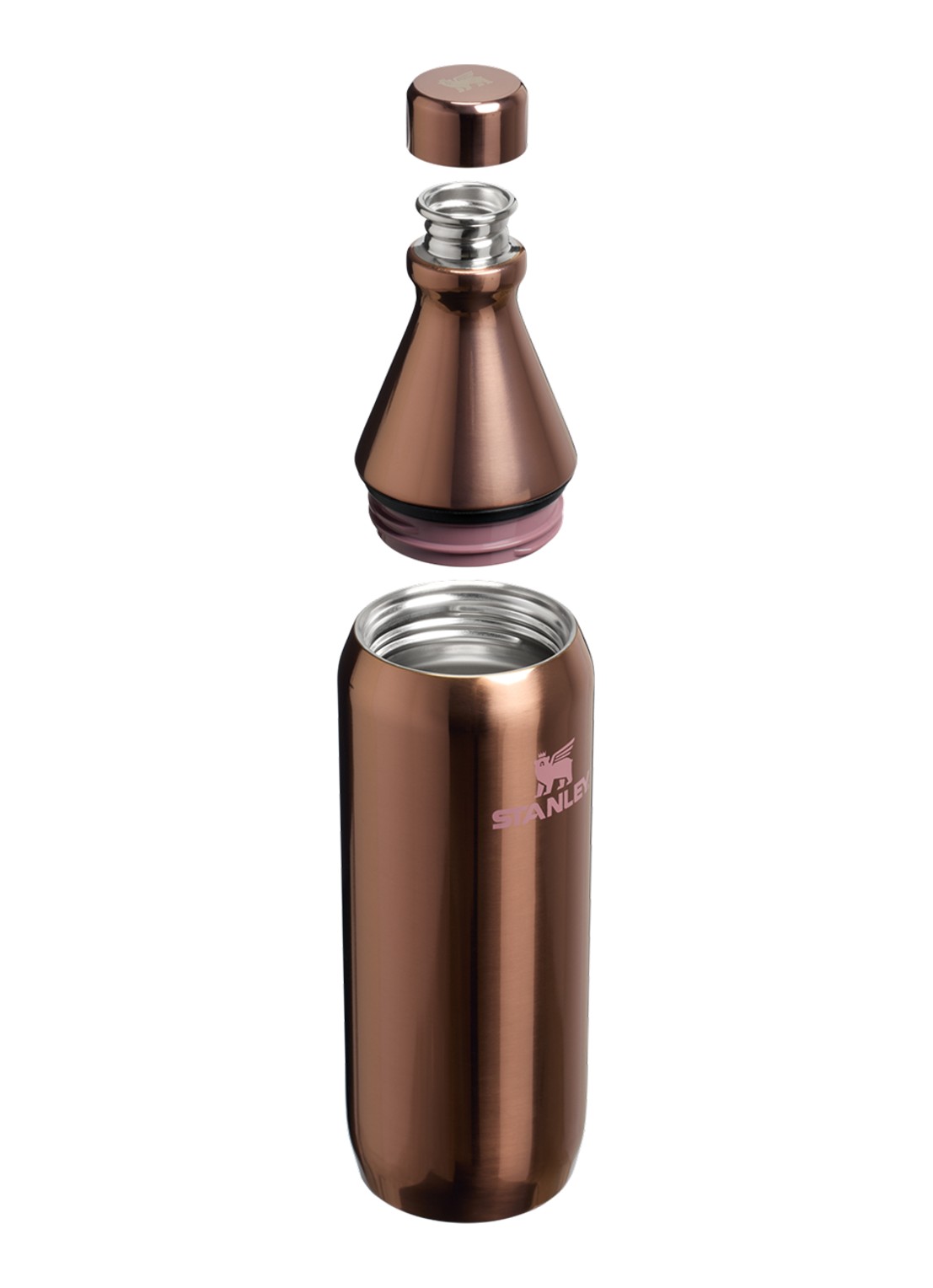 Stanley De All Day Slim waterfles 0,6 liter - detail 2 oudroze