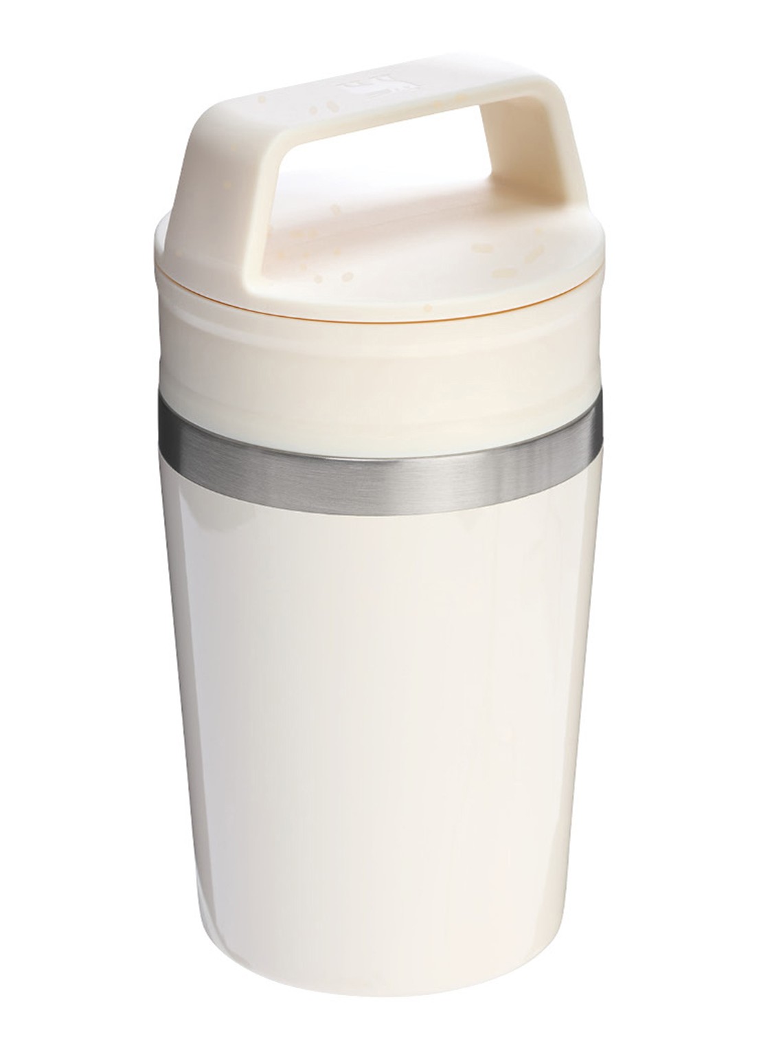 Stanley De Café-To-Go Travel thermosbeker 0,23 liter - achterkant cream gloss / gebroken wit