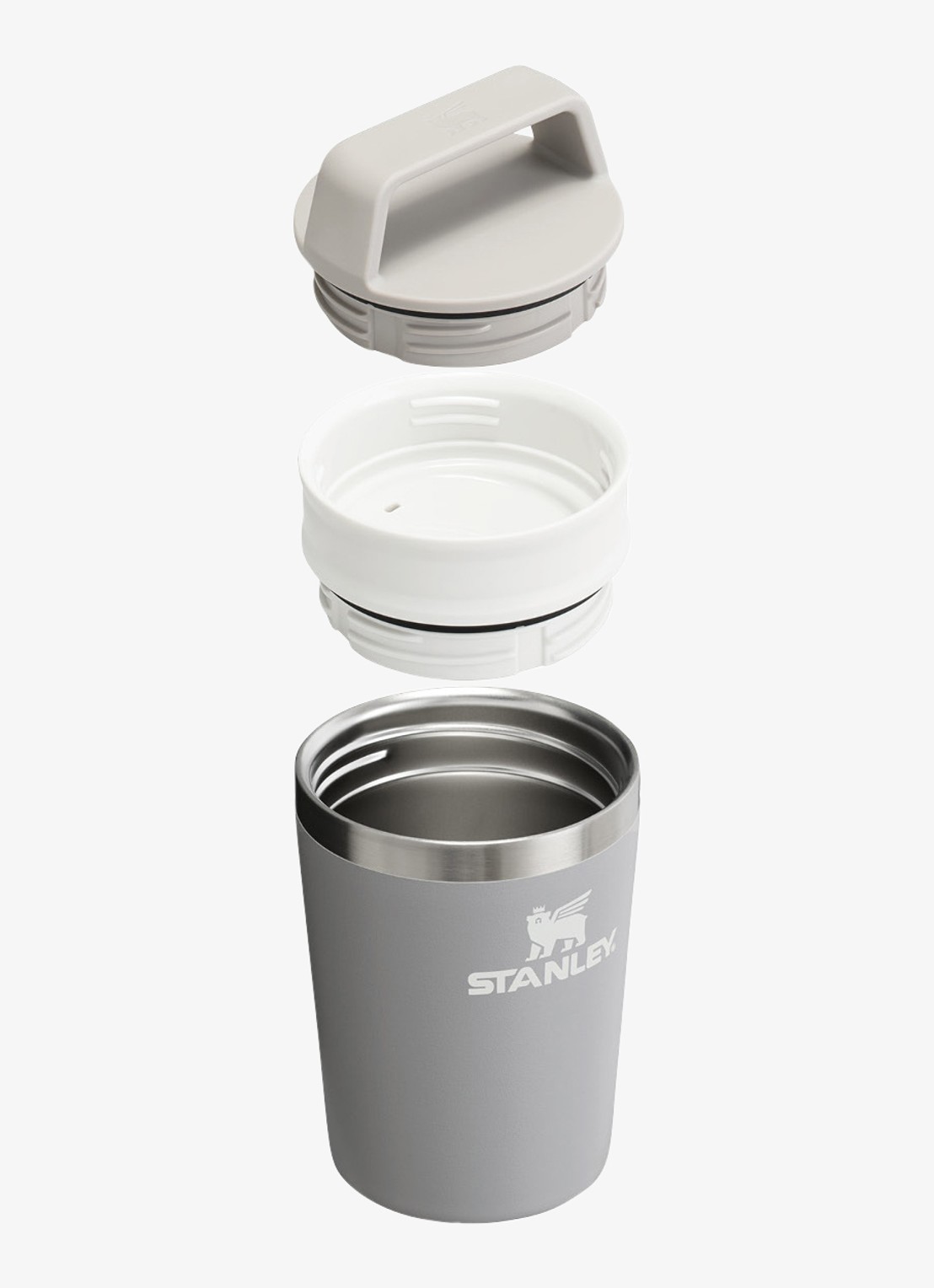 Stanley De Café-To-Go Travel thermosbeker 0,23 liter - voorkant 3 ash / grijs