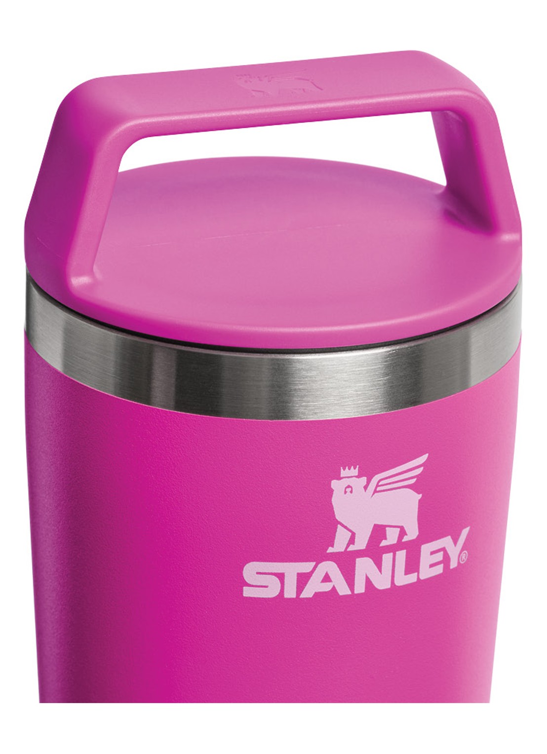 Stanley De Café-To-Go Travel thermosbeker 0,23 liter - achterkant fuchsia