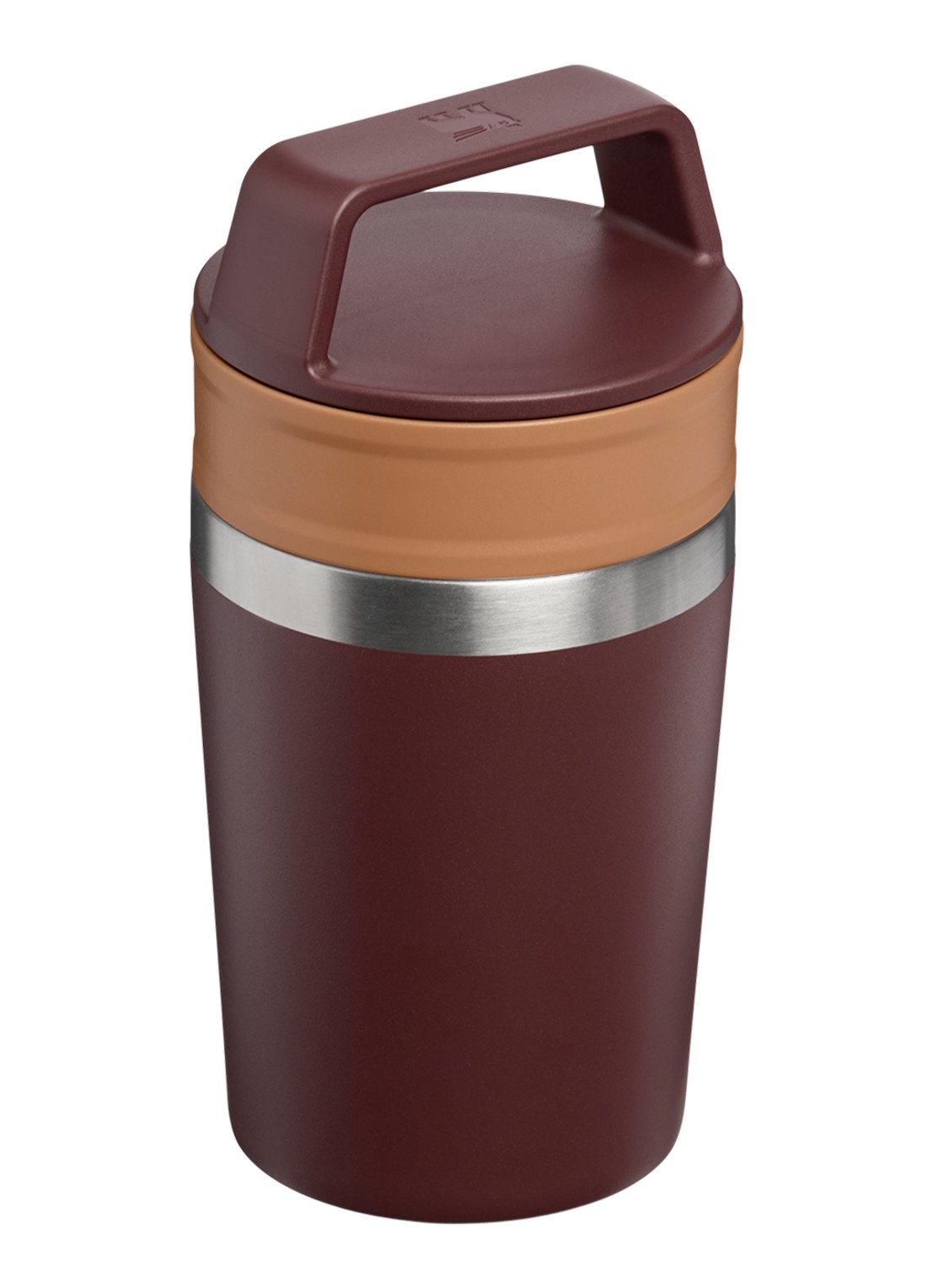 Stanley De Café-To-Go Travel thermosbeker 0,23 liter - achterkant donkerbruin