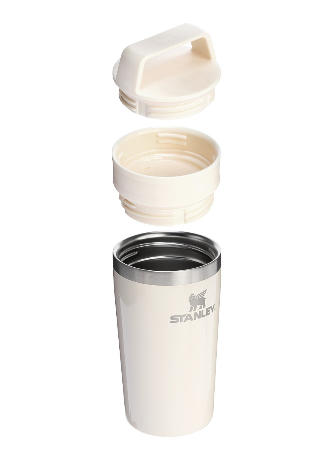 Stanley De Café-To-Go Travel thermosbeker 0,35 liter - voorkant 3 cream gloss / gebroken wit