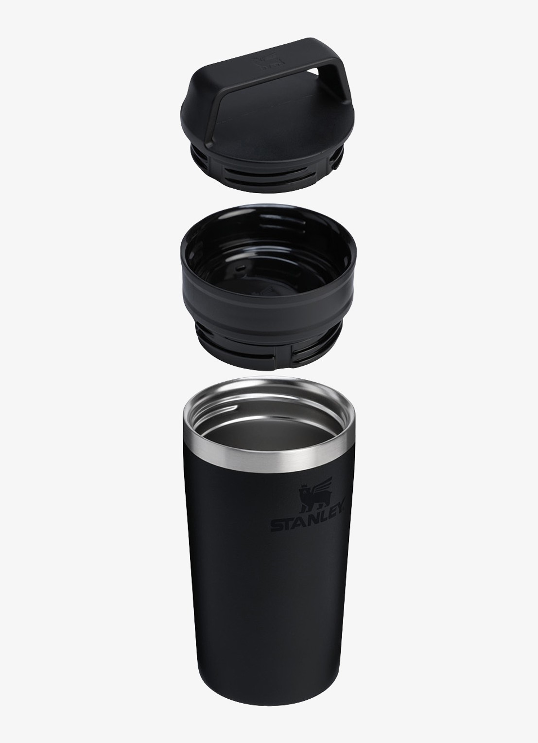 Stanley De Café-To-Go Travel thermosbeker 0,35 liter - voorkant 3 black / zwart