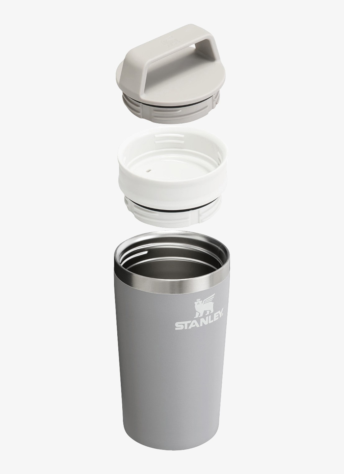 Stanley De Café-To-Go Travel thermosbeker 0,35 liter - voorkant 3 ash / grijs