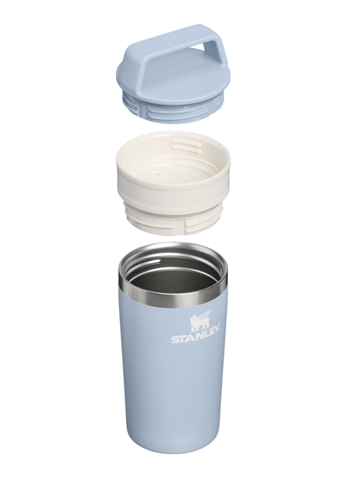 Stanley De Café-To-Go Travel thermosbeker 0,35 liter - achterkant 2 blauw