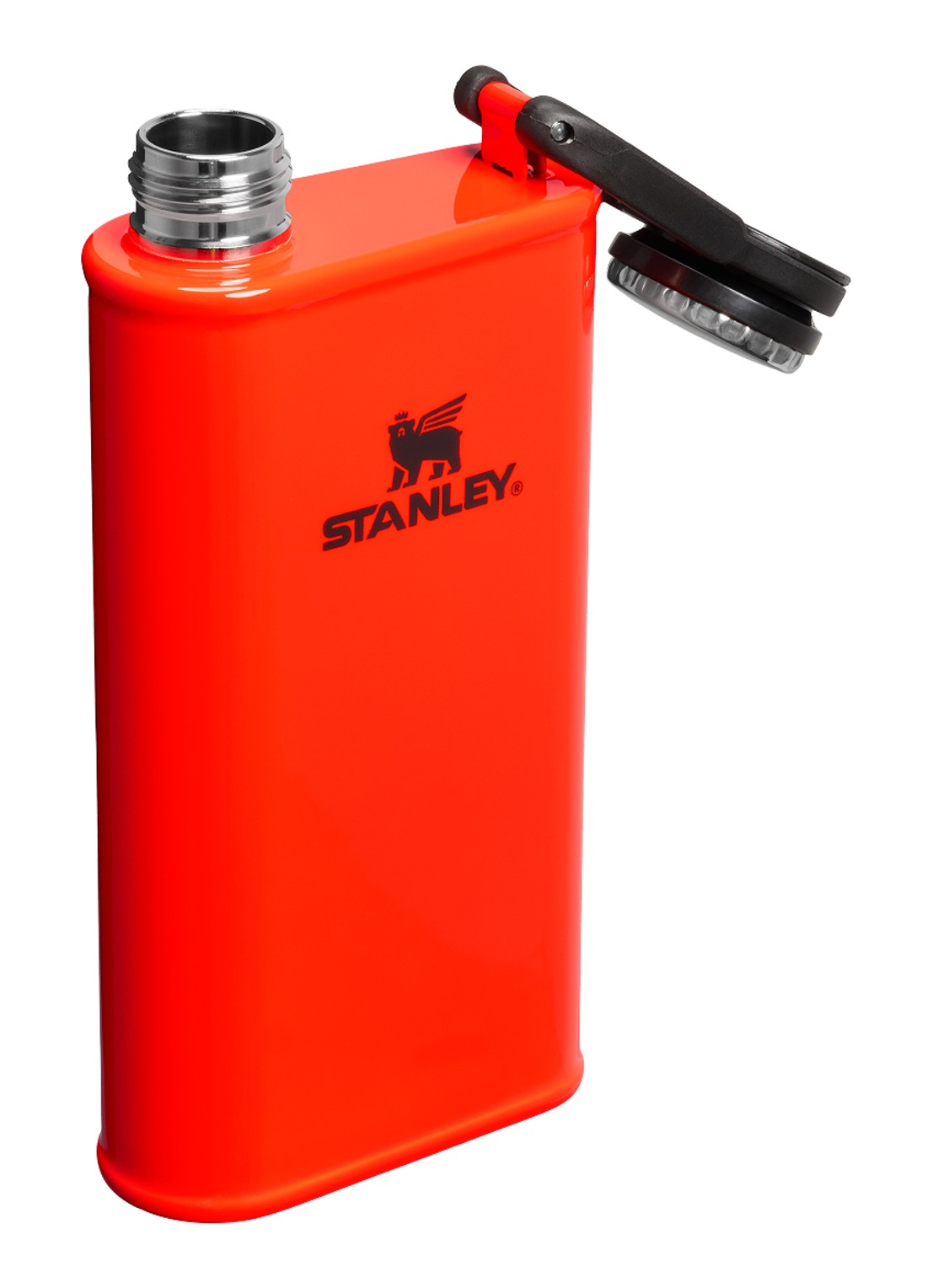Stanley De Classic Easy Fill Wide Mouth Flask waterfles 0,23 liter - detail 2 oranje