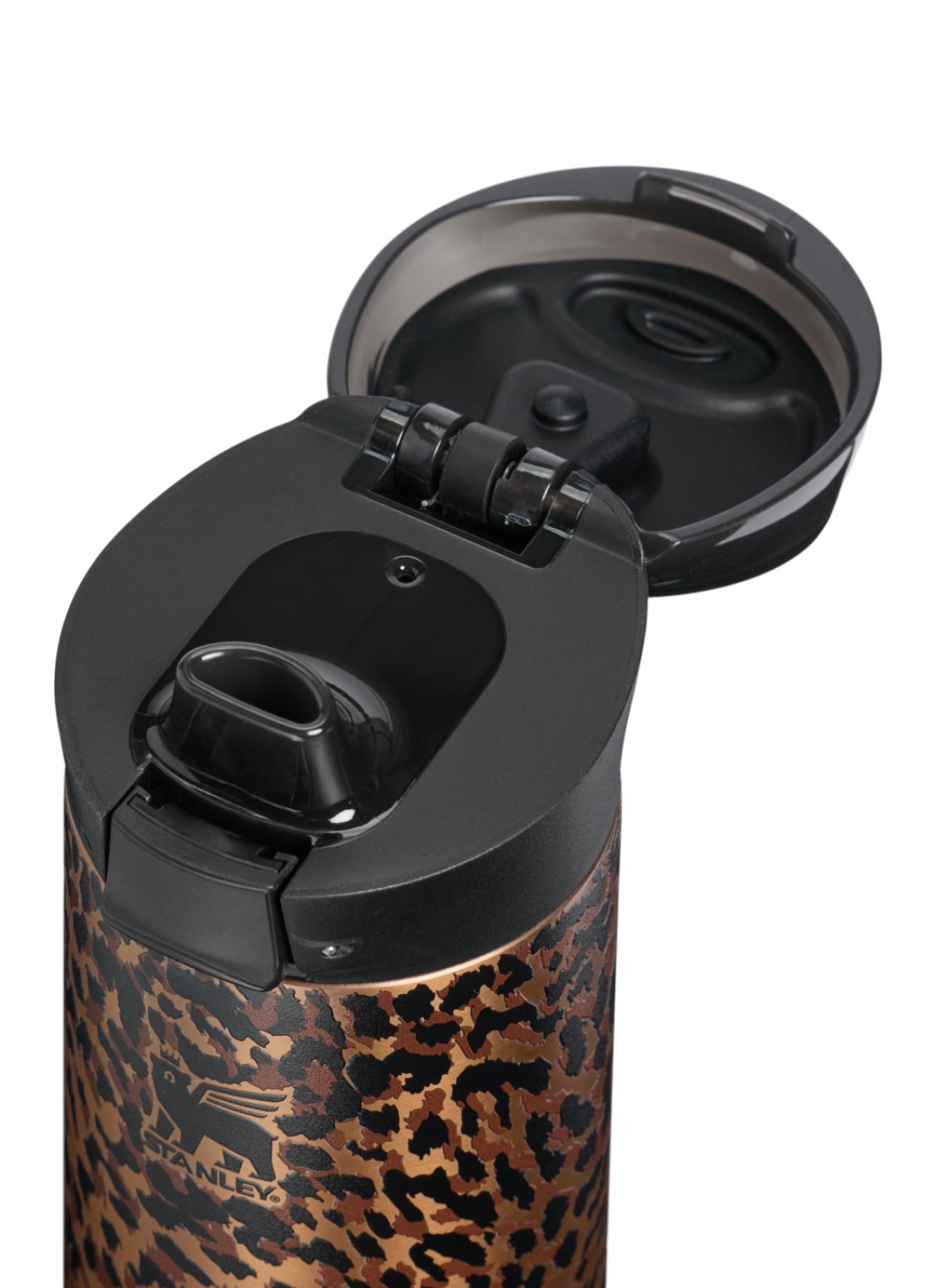 Stanley De Flowstate™ Spring waterfles 0,59 liter - detail bruin