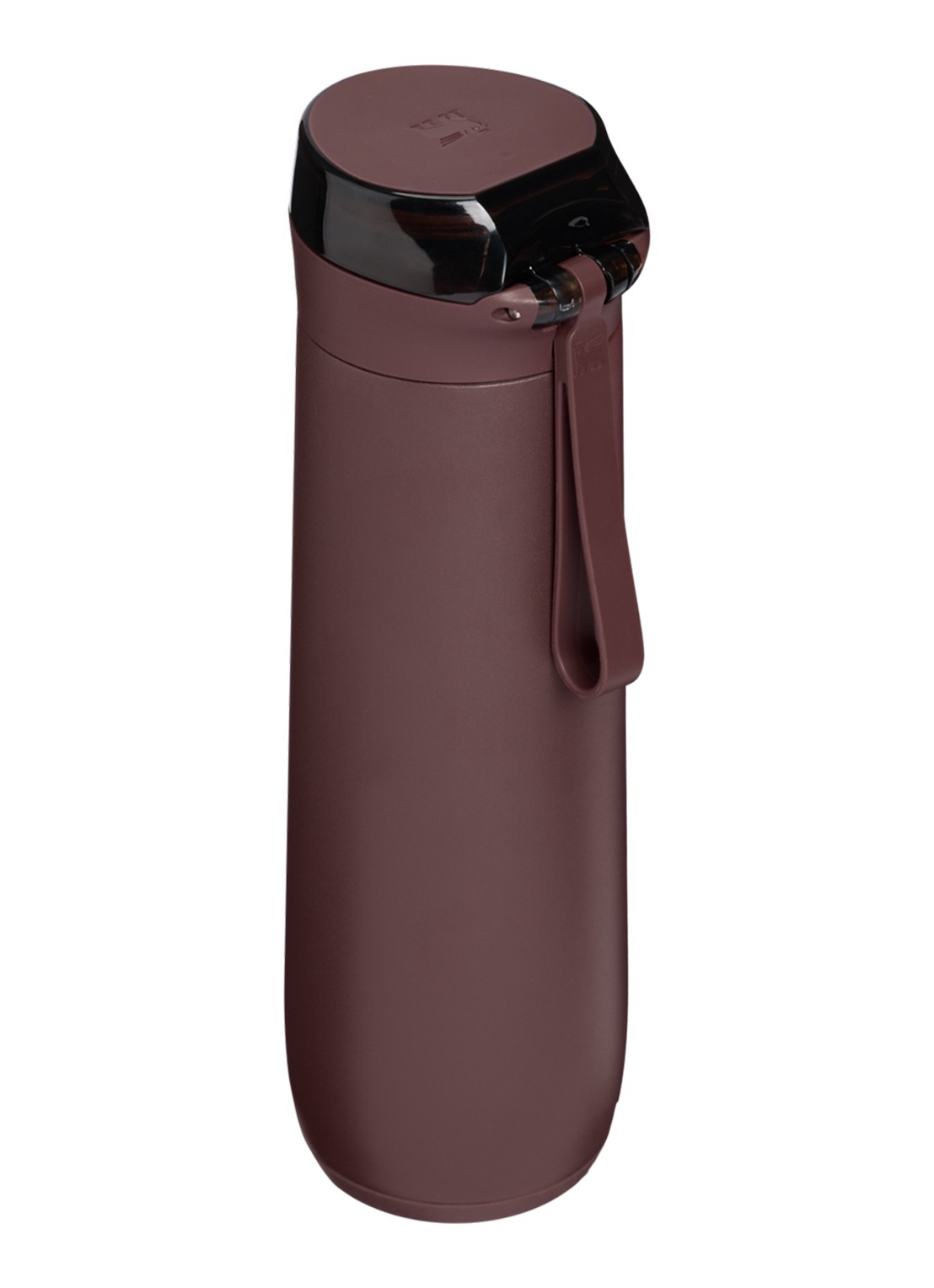 Stanley De Flowstate™ Spring waterfles 0,59 liter - achterkant donkerbruin