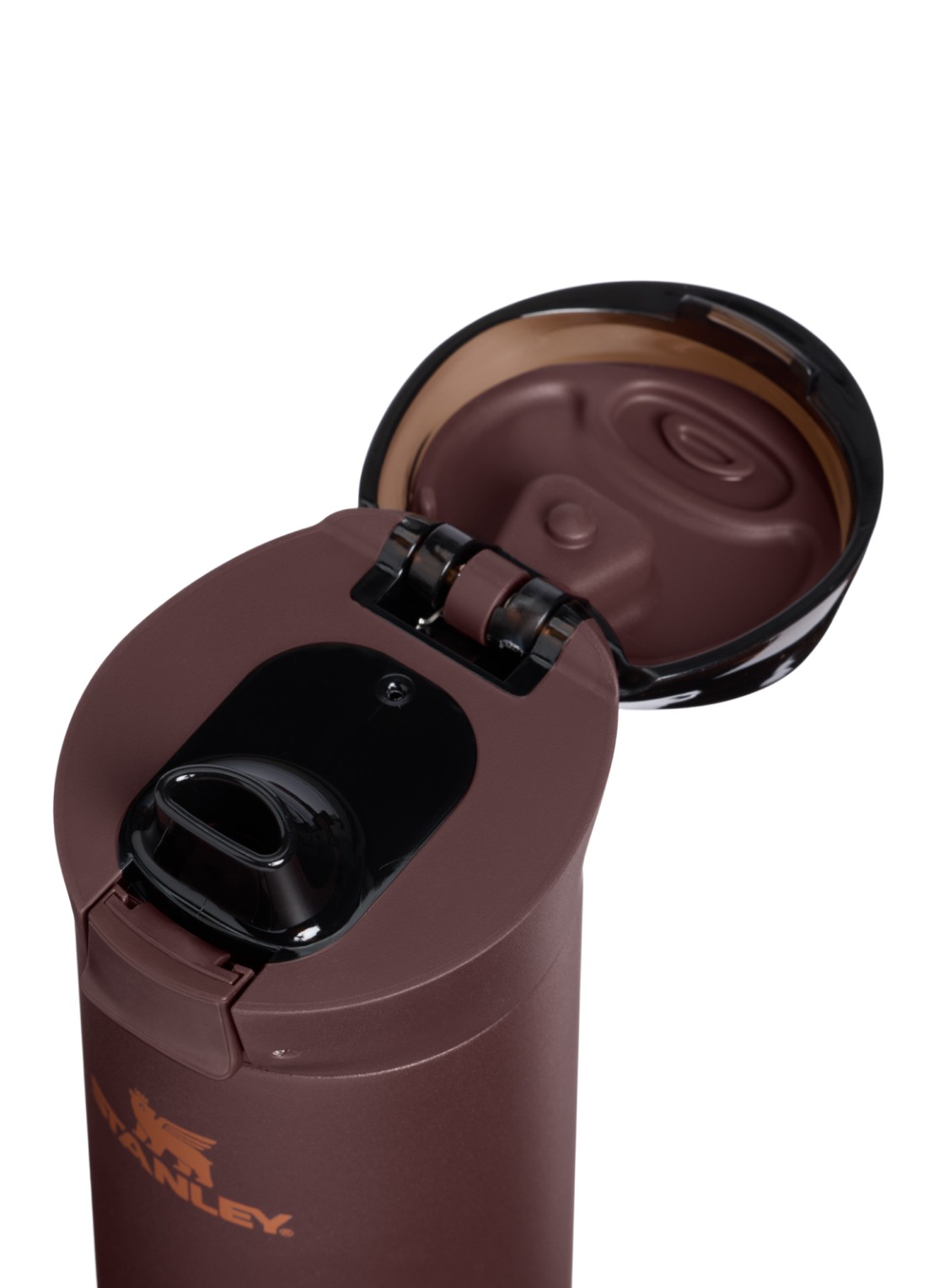 Stanley De Flowstate™ Spring waterfles 0,59 liter - detail 2 donkerbruin