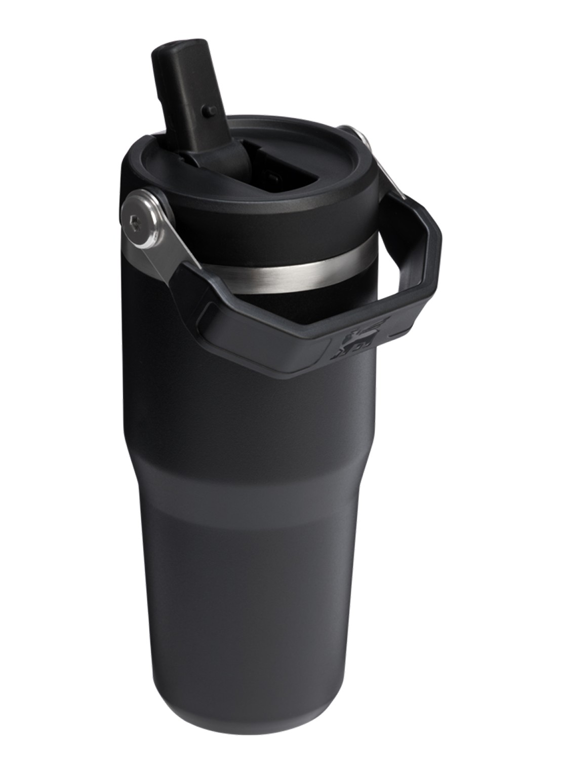 Stanley De IceFlow™ Flip Straw 2.0 waterfles 0,41 liter - achterkant 2 zwart