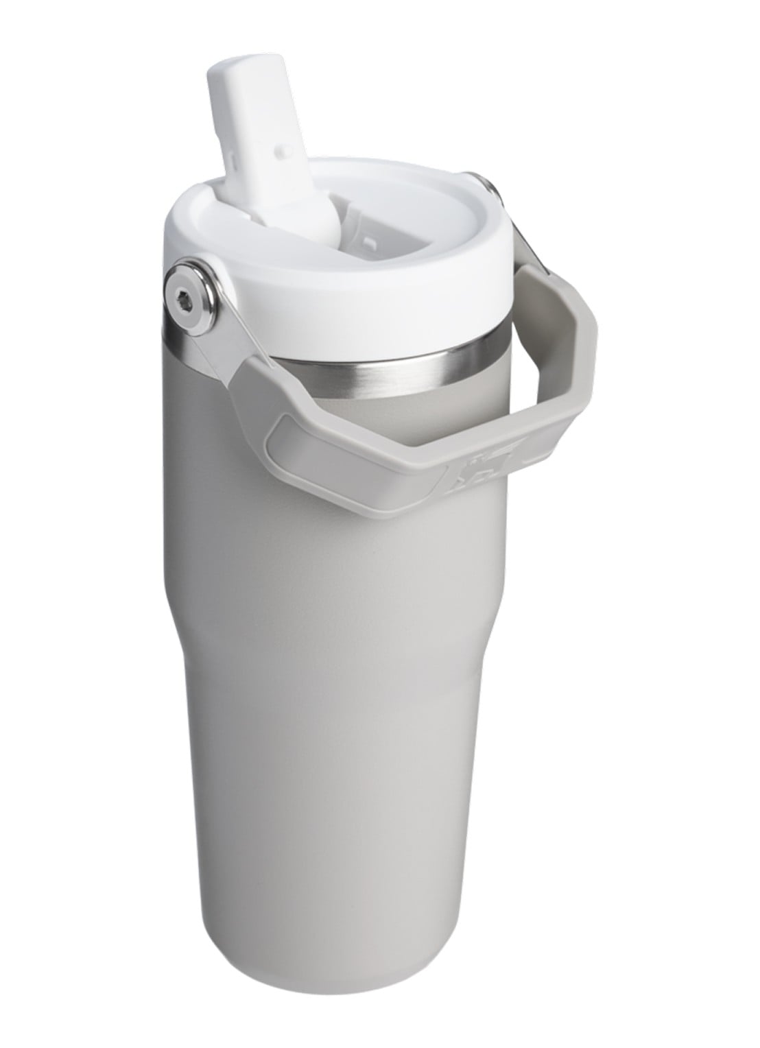 Stanley De IceFlow™ Flip Straw 2.0 waterfles 0,41 liter - achterkant grijs