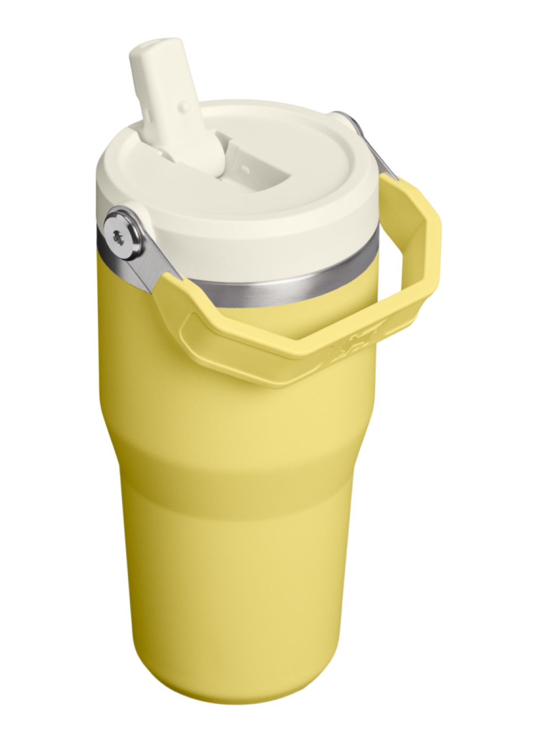 Stanley De IceFlow™ Flip Straw 2.0 waterfles 0,6 liter - achterkant geel