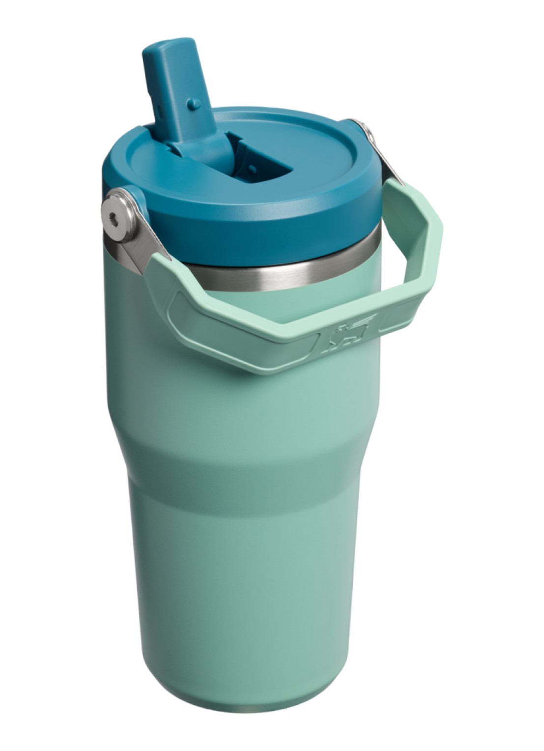 Stanley De IceFlow™ Flip Straw 2.0 waterfles 0,6 liter - achterkant 3 lichtgroen