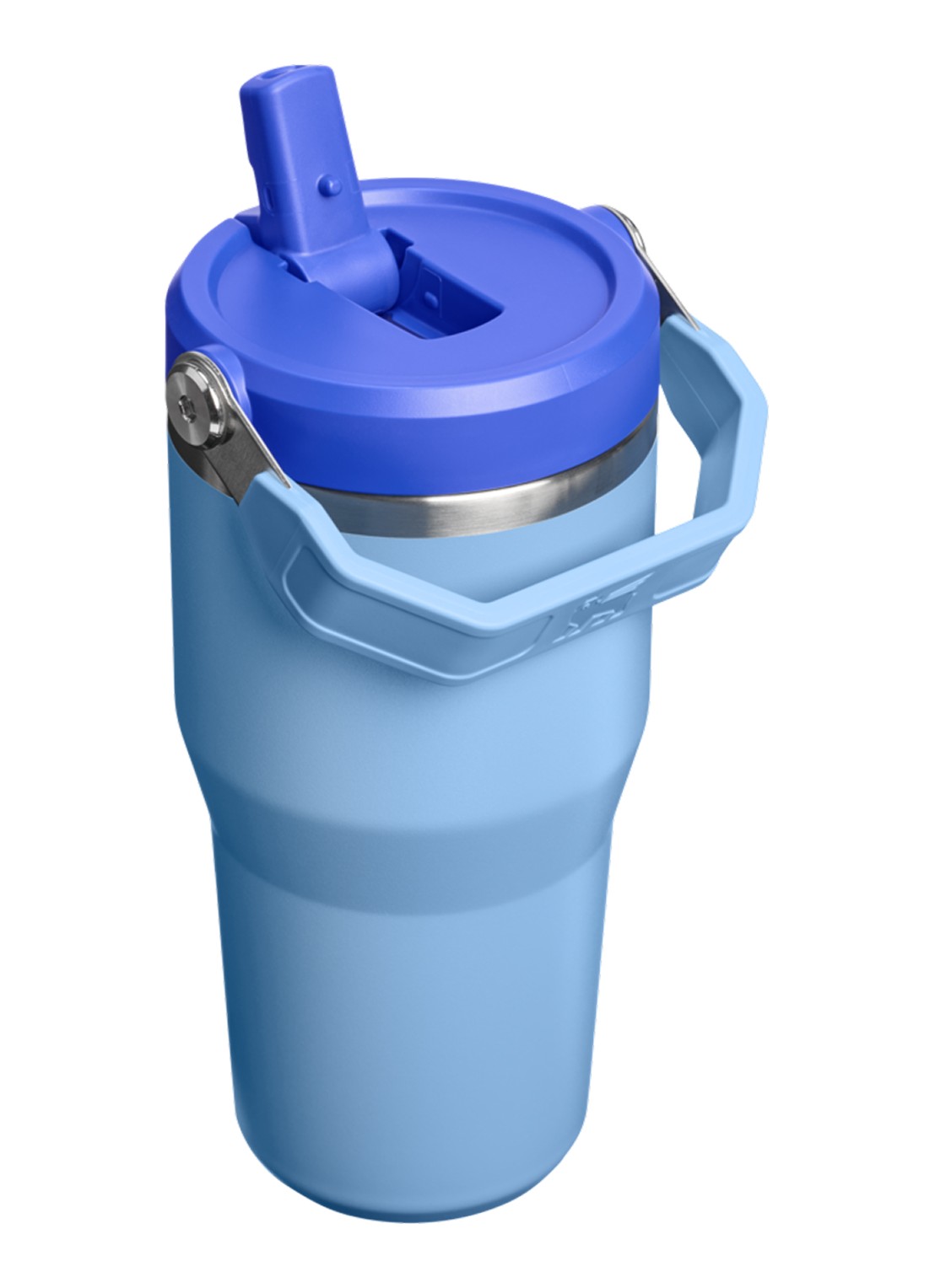 Stanley De IceFlow™ Flip Straw 2.0 waterfles 0,6 liter - achterkant 2 donkerblauw