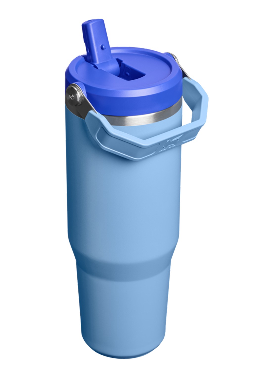 Stanley De IceFlow™ Flip Straw 2.0 waterfles 0,89 liter - achterkant blauw