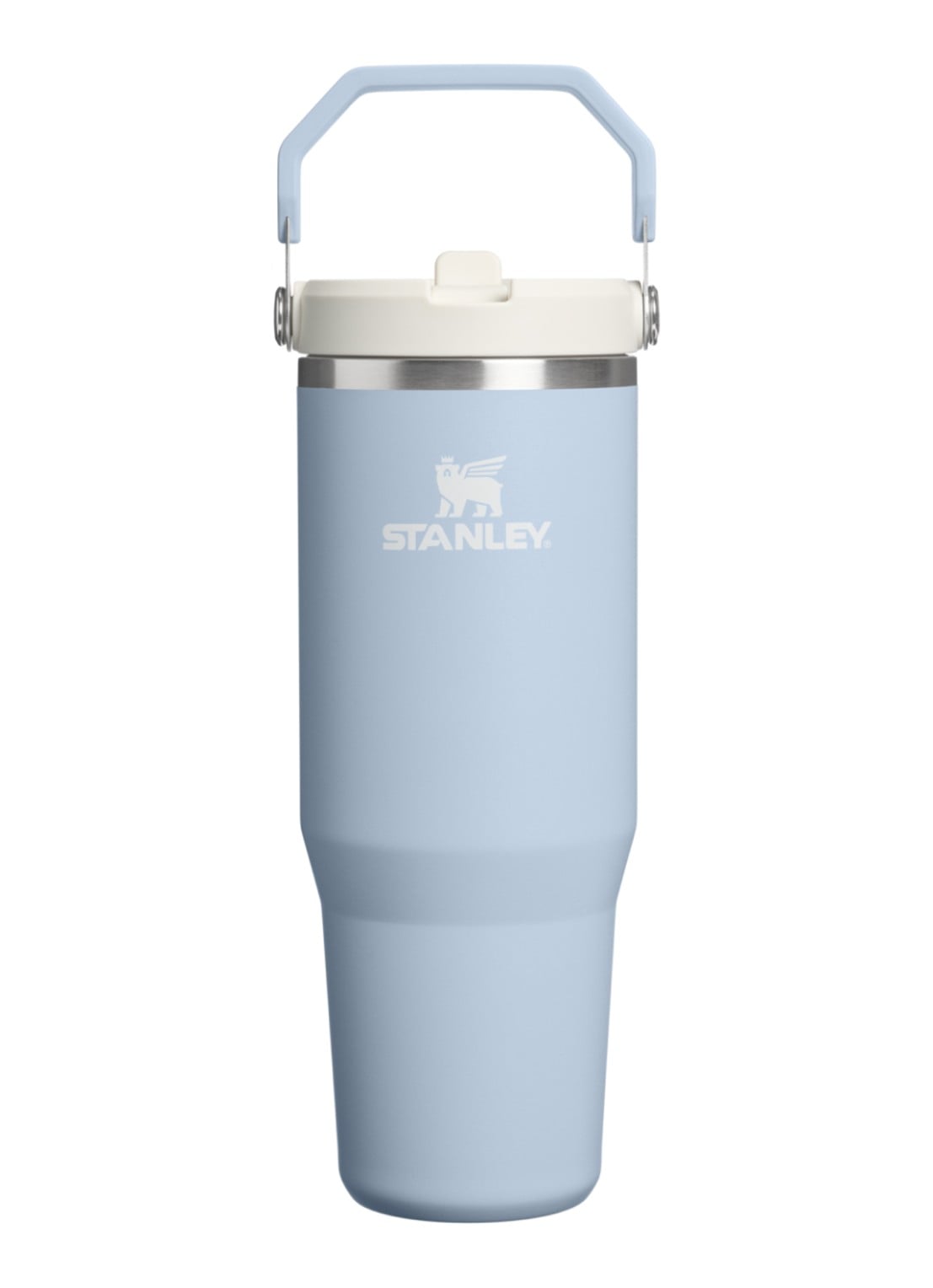 Stanley De IceFlow™ Flip Straw 2.0 waterfles 0,89 liter - voorkant blauw