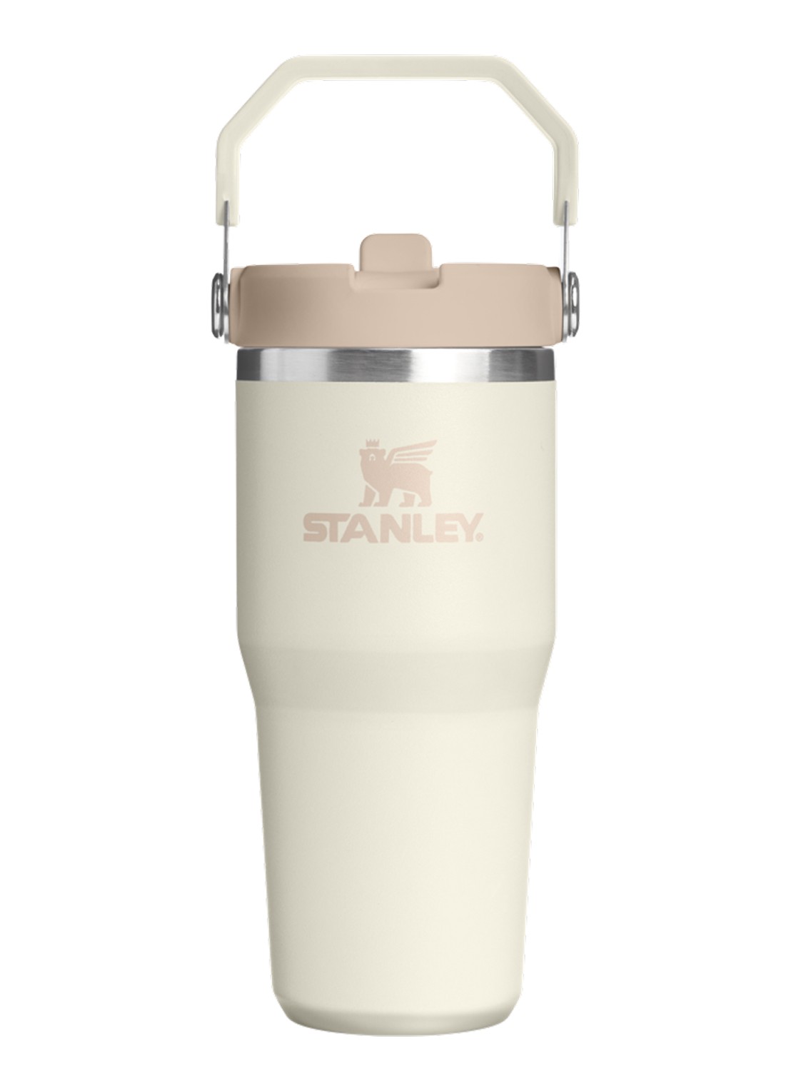 Stanley De IceFlow™ Flip Straw 2.0 waterfles 0,41 liter - voorkant 2 wit