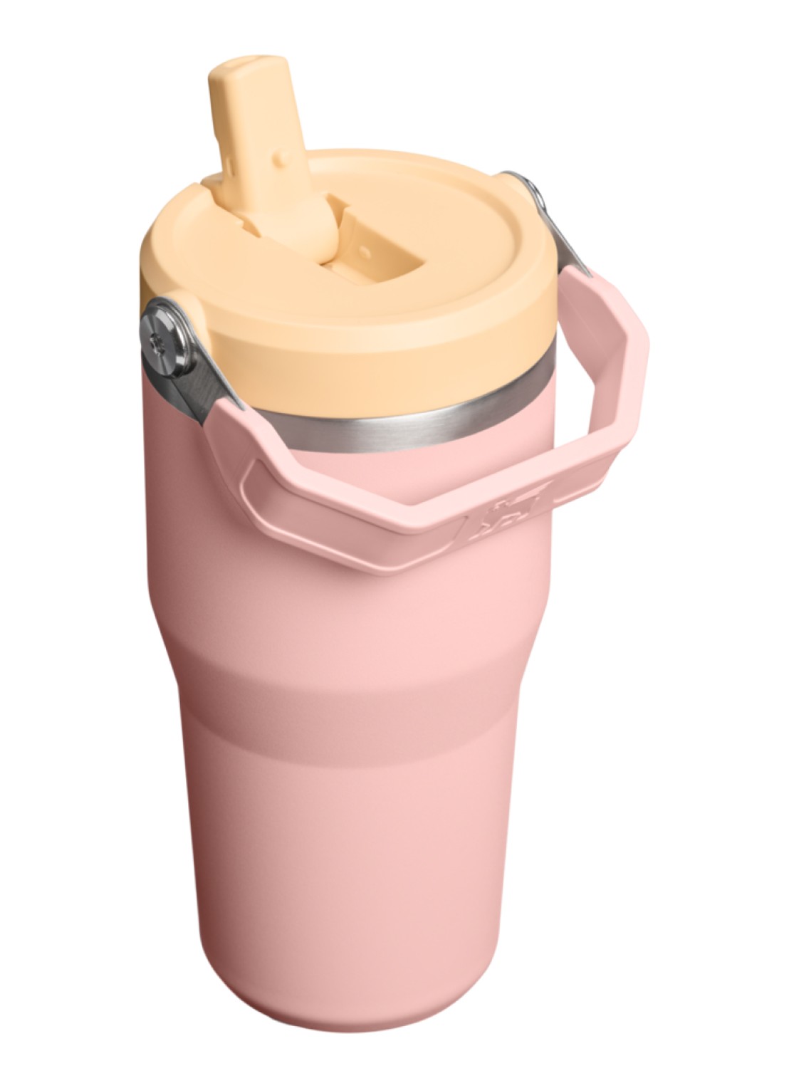 Stanley De IceFlow™ Flip Straw 2.0 waterfles 0,41 liter - achterkant 2 zalmroze
