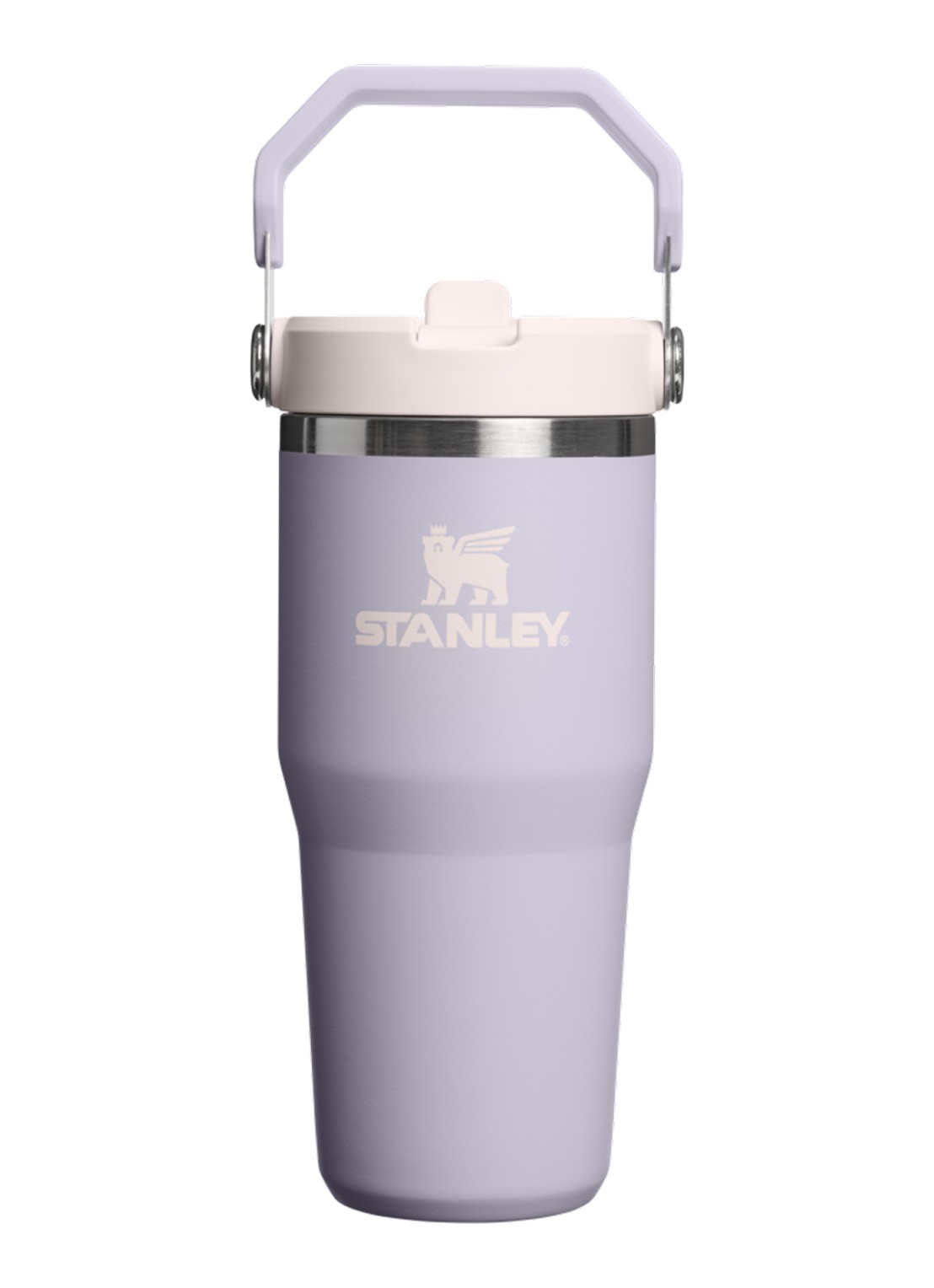 Stanley De IceFlow™ Flip Straw 2.0 waterfles 0,41 liter - voorkant 2 paars