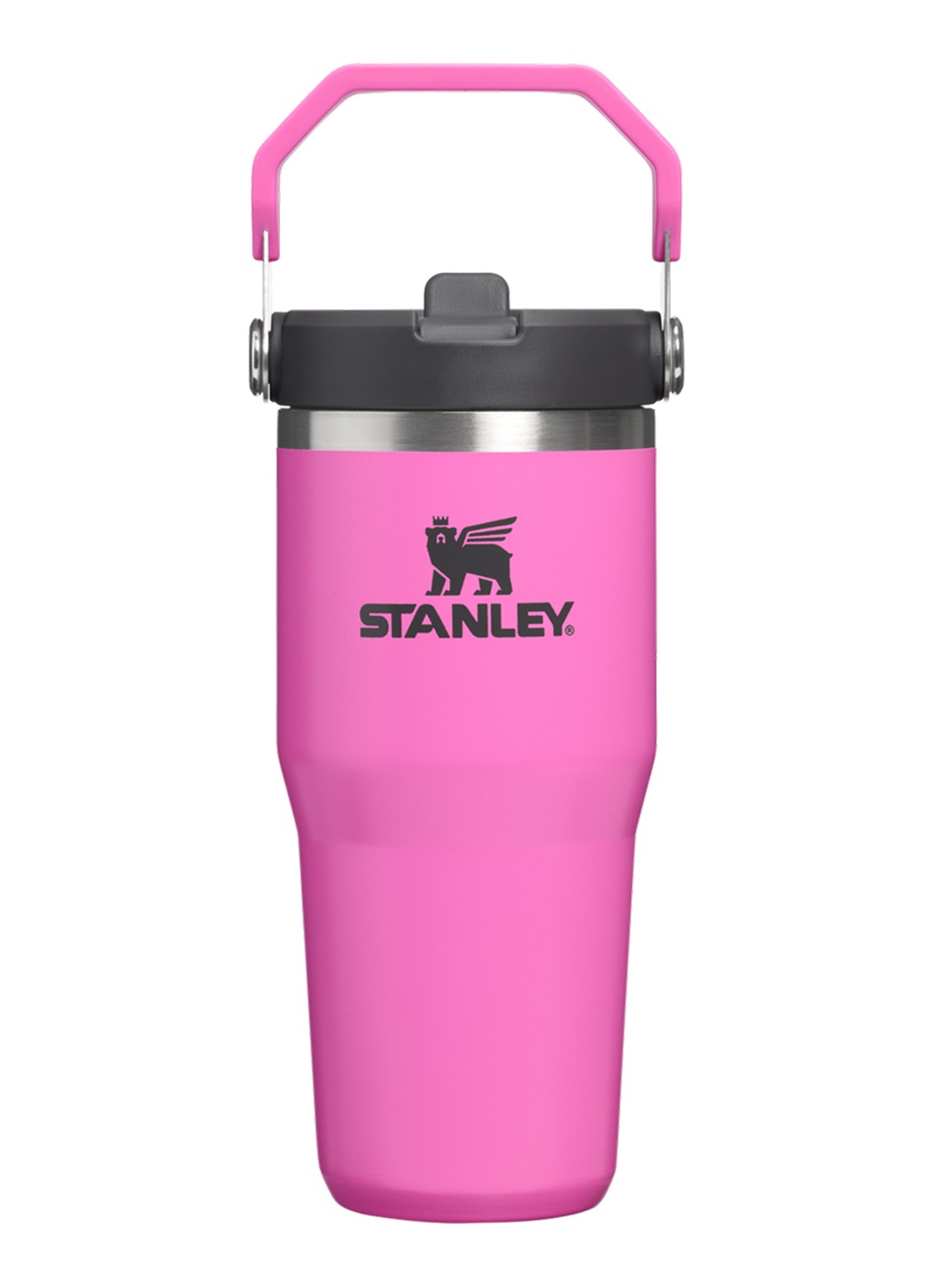 Stanley De IceFlow™ Flip Straw 2.0 waterfles 0,41 liter - voorkant 3 roze