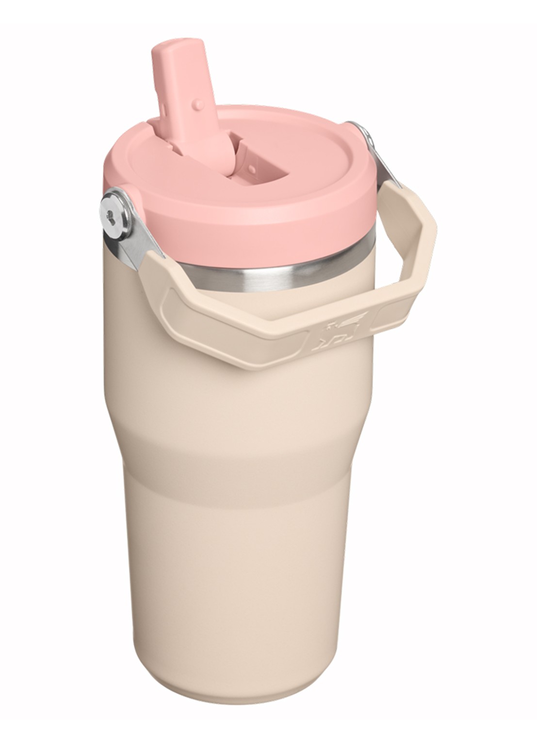 Stanley De IceFlow™ Flip Straw 2.0 waterfles 0,59 liter - achterkant 2 beige