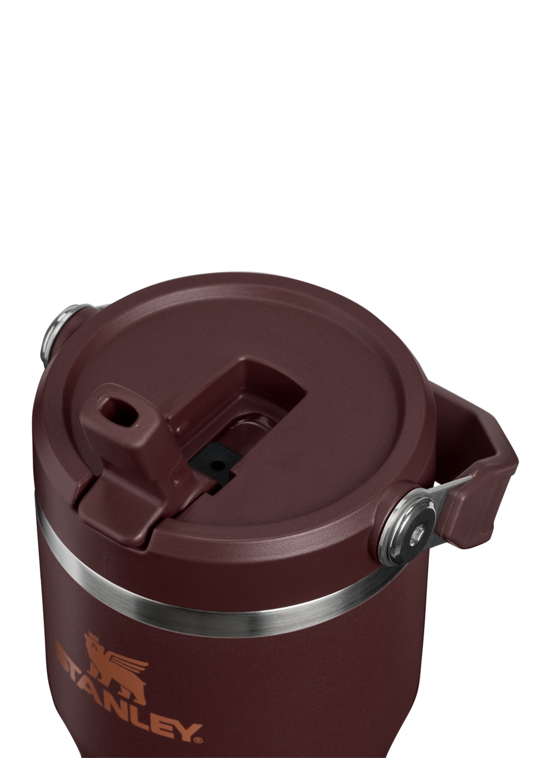 Stanley De IceFlow™ Flip Straw 2.0 waterfles 0,59 liter - detail donkerbruin