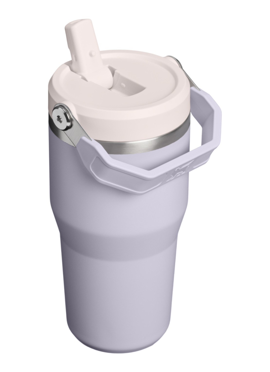Stanley De IceFlow™ Flip Straw 2.0 waterfles 0,6 liter - achterkant paars