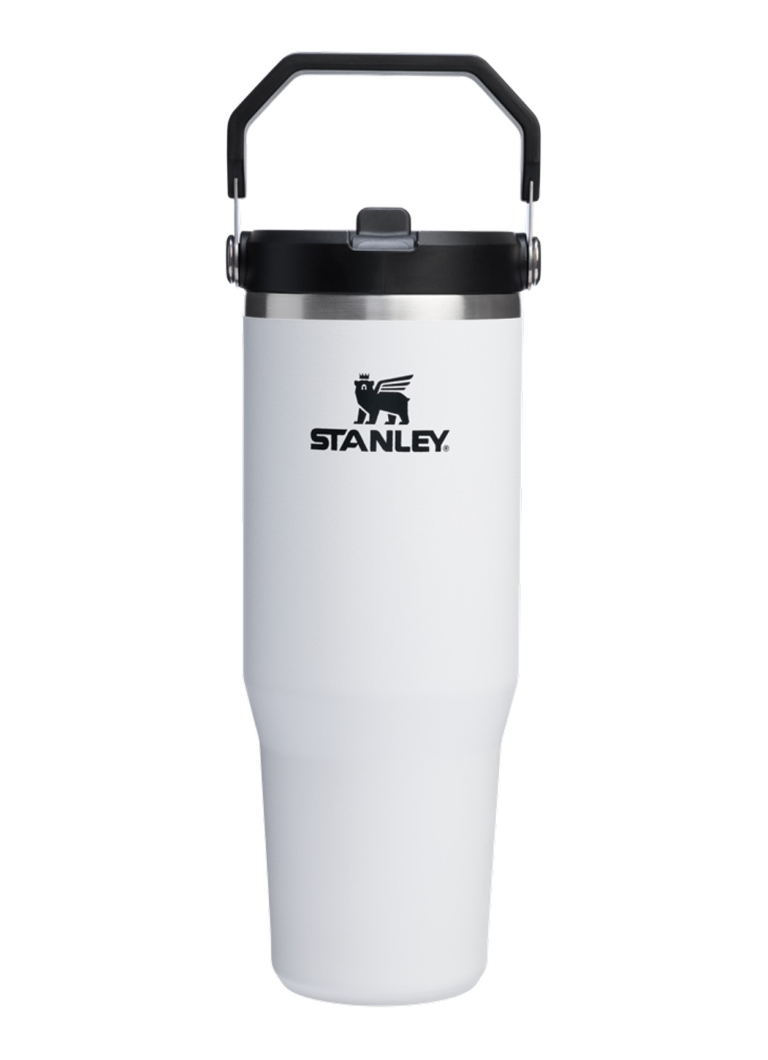 Stanley De IceFlow™ Flip Straw 2.0 waterfles 0,89 liter - voorkant 2 wit