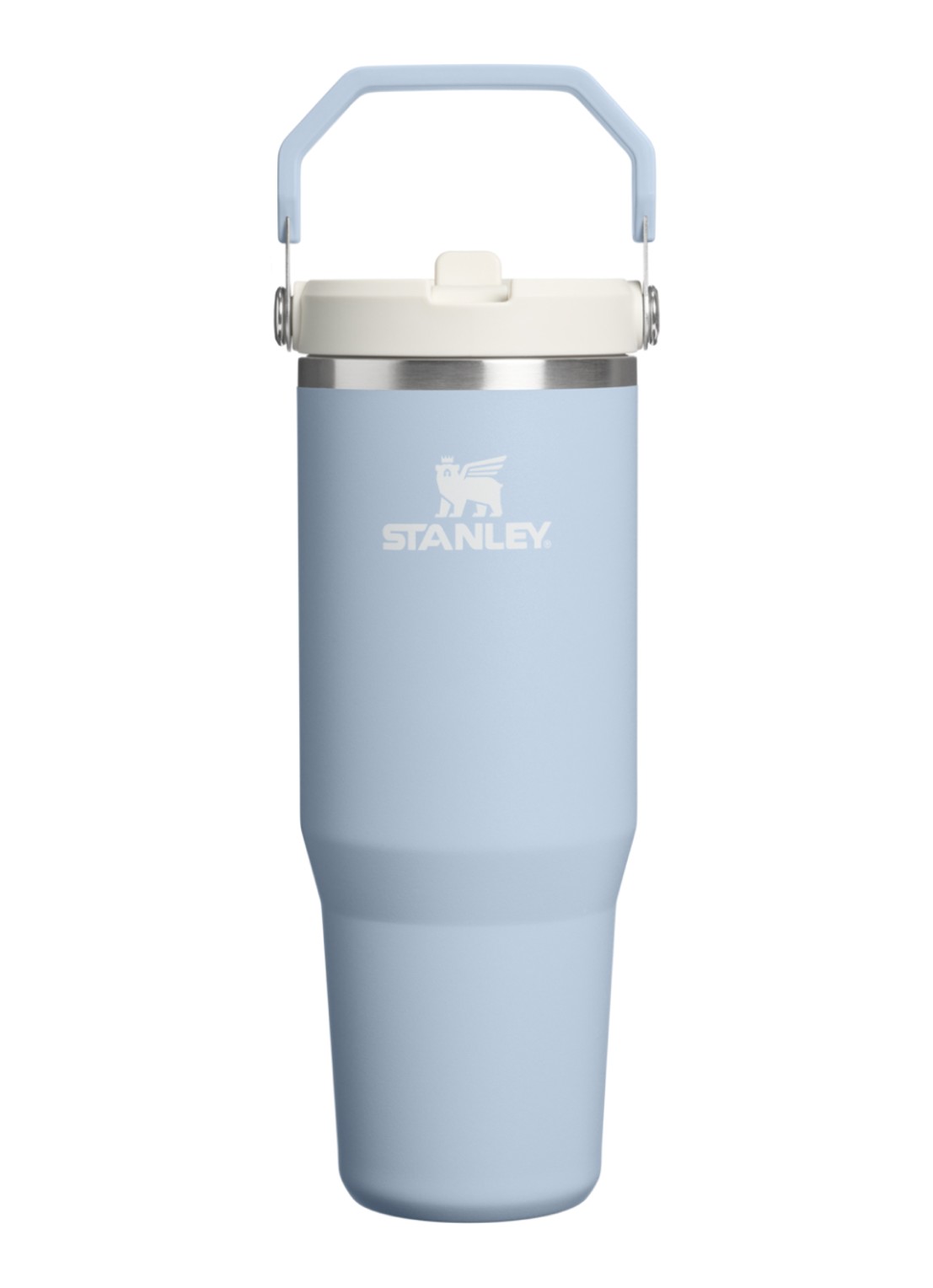 Stanley De IceFlow™ Flip Straw 2.0 waterfles 0,89 liter - voorkant 3 blauw