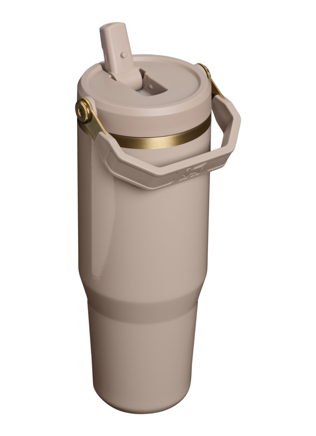 Stanley De IceFlow™ Flip Straw 2.0 waterfles 0,89 liter - achterkant 2 zand