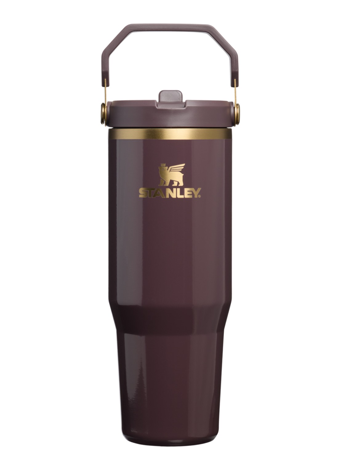 Stanley De IceFlow™ Flip Straw 2.0 waterfles 0,89 liter - voorkant 3 aubergine