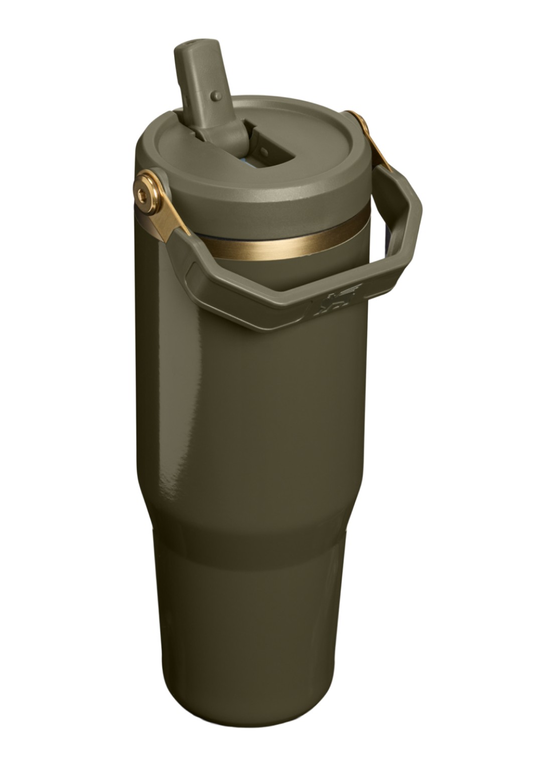Stanley De IceFlow™ Flip Straw 2.0 waterfles 0,89 liter - achterkant 2 mosgroen