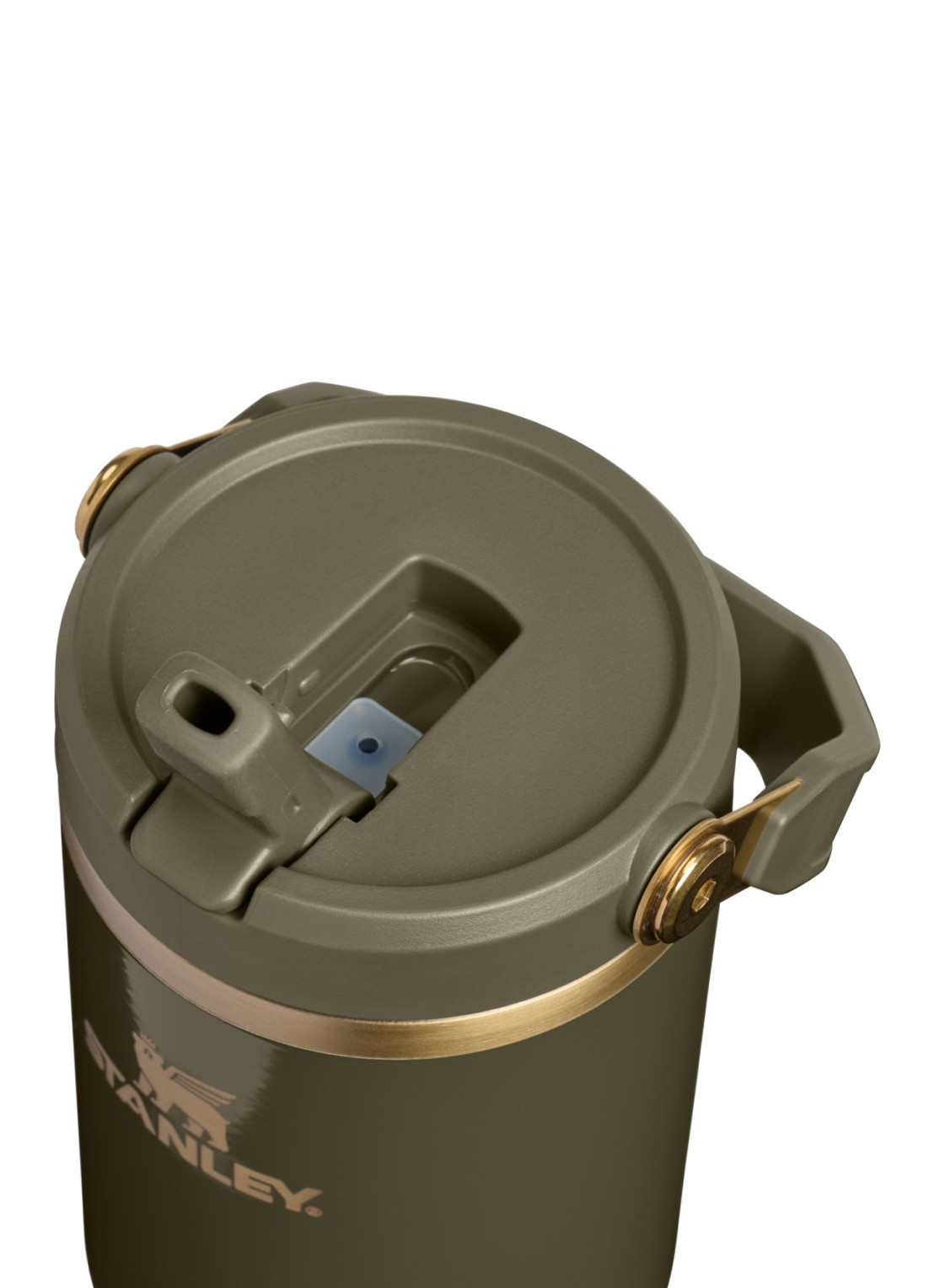 Stanley De IceFlow™ Flip Straw 2.0 waterfles 0,89 liter - detail mosgroen