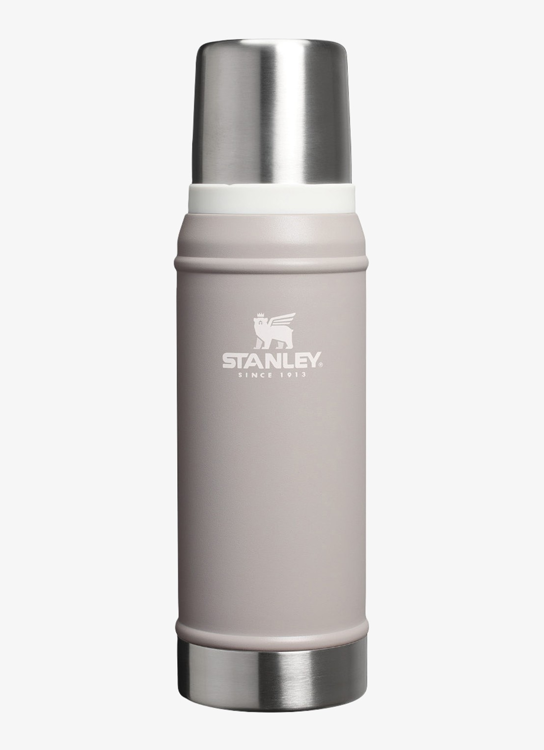 Stanley De Legendary Classic thermosfles 0,75 liter - voorkant 2 ash 2.0 / grijs