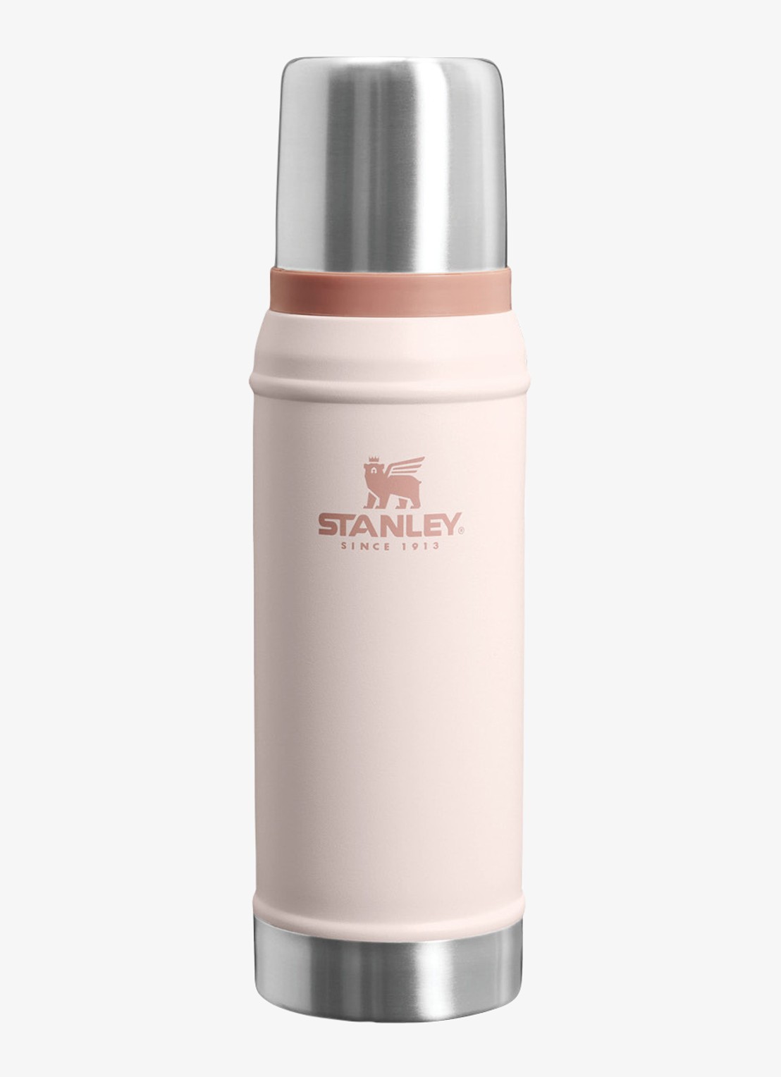 Stanley De Legendary Classic thermosfles 0,75 liter - voorkant 2 rose quartz / lichtroze