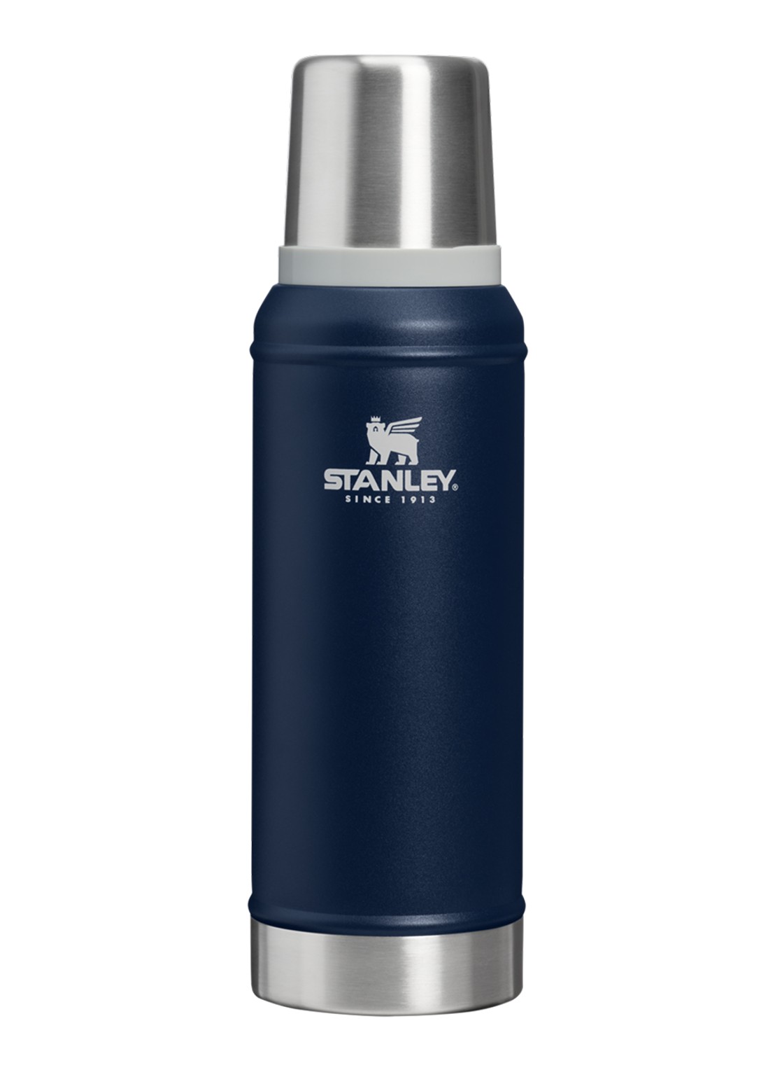 Stanley De Legendary Classic thermosfles 0,94 liter - voorkant donkerblauw