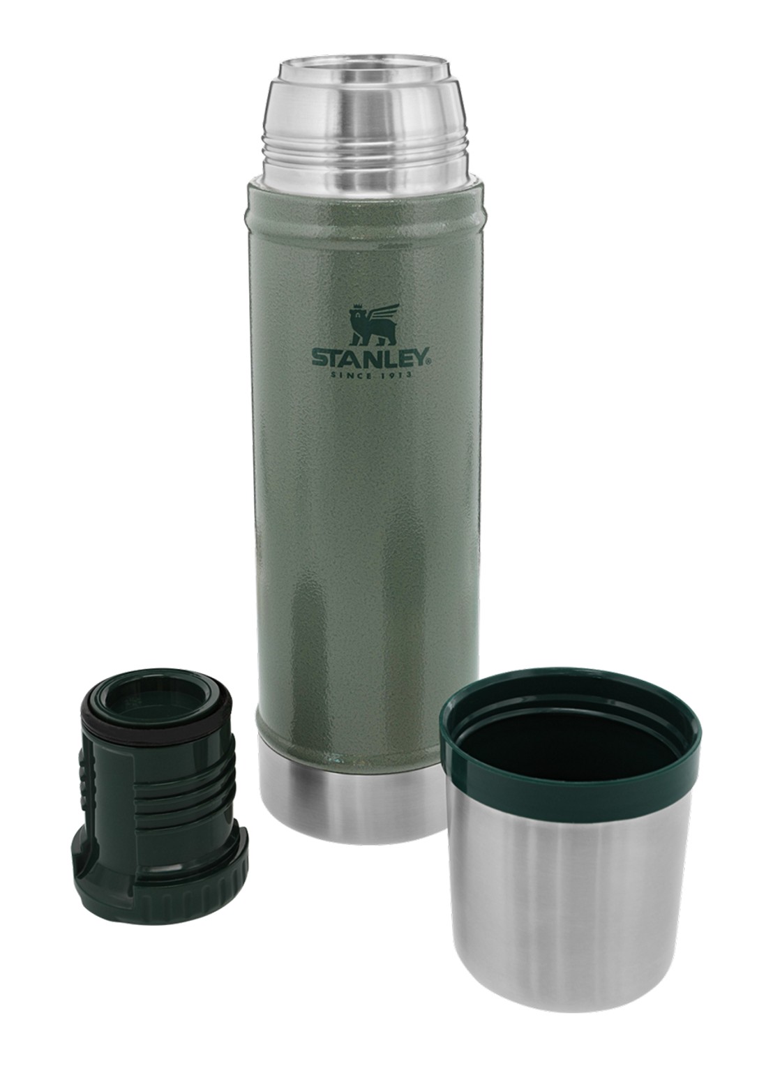 Stanley De Legendary Classic thermosfles 59 cl - detail groen